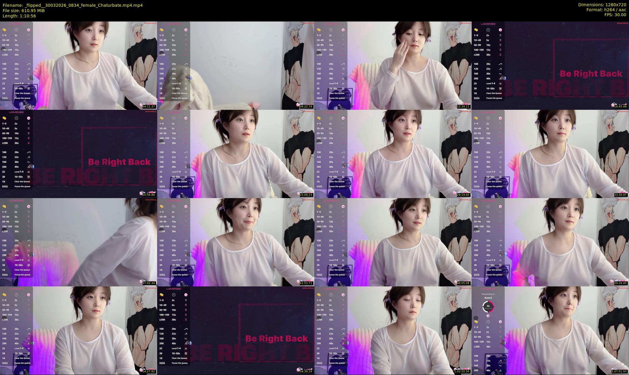 _flipped_ — 71 minute Chaturbate female cam show recording, 720p, Mar 30, 2026