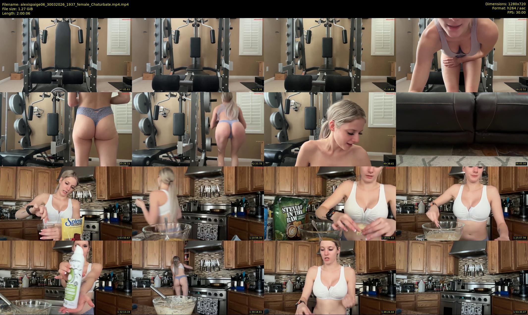 alexispaige06 — 121 minute Chaturbate female cam show recording, 720p, Mar 30, 2026