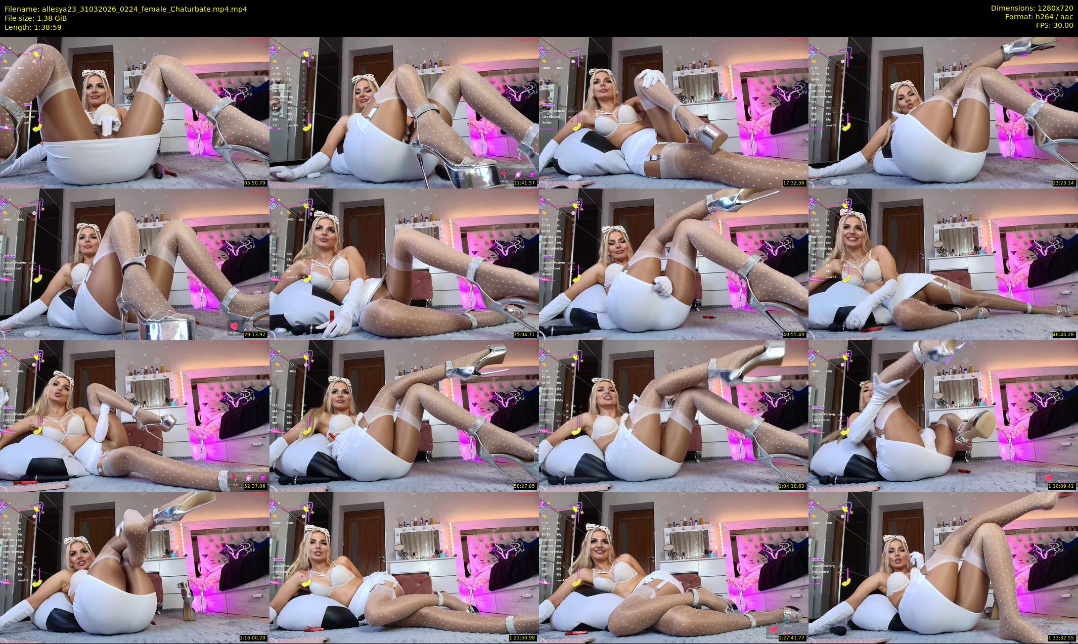 allesya23 — 99 minute Chaturbate female cam show recording, 720p, Mar 31, 2026