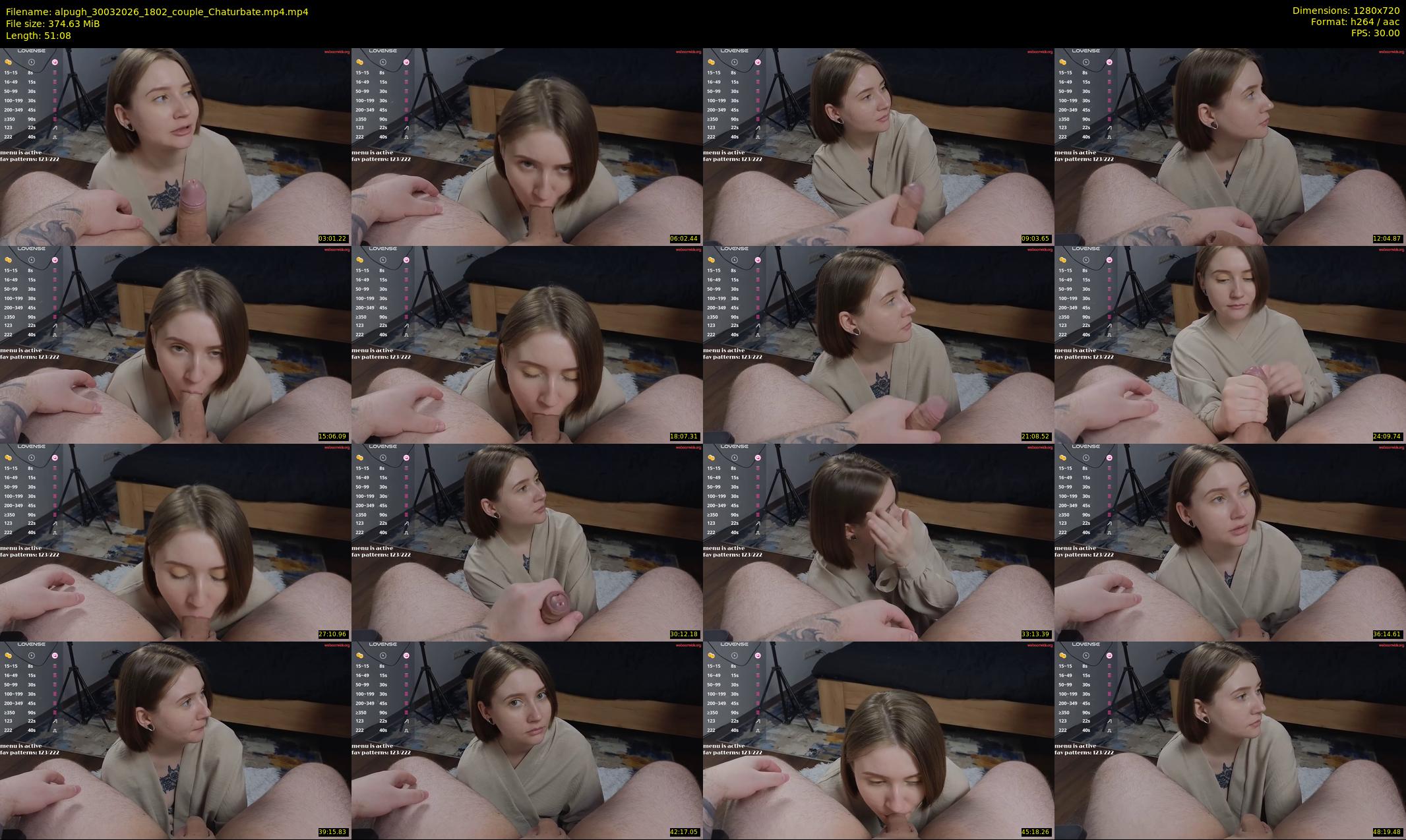 alpugh — 52 minute Chaturbate couple cam show recording, 720p, Mar 30, 2026