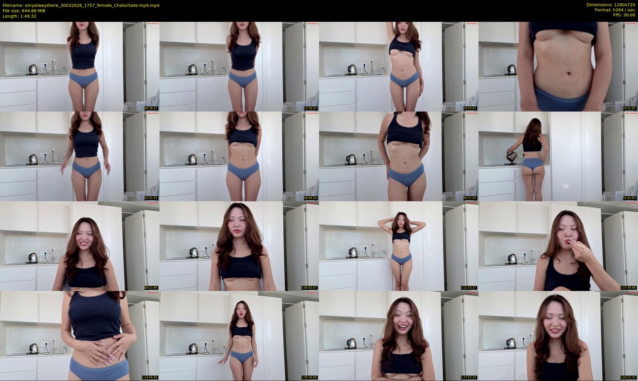 amyalwayshere — 110 minute Chaturbate female cam show recording, 720p, Mar 30, 2026