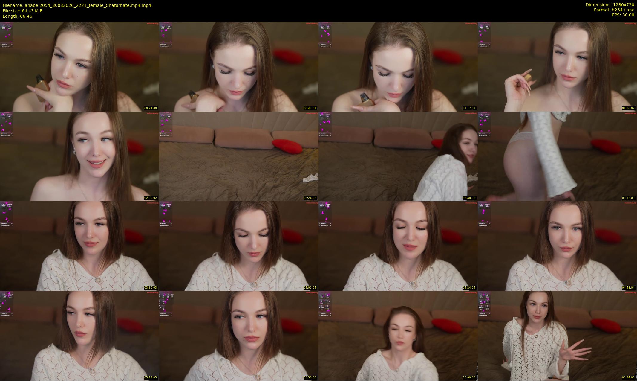 anabel2054 — 7 minute Chaturbate female cam show recording, 720p, Mar 30, 2026