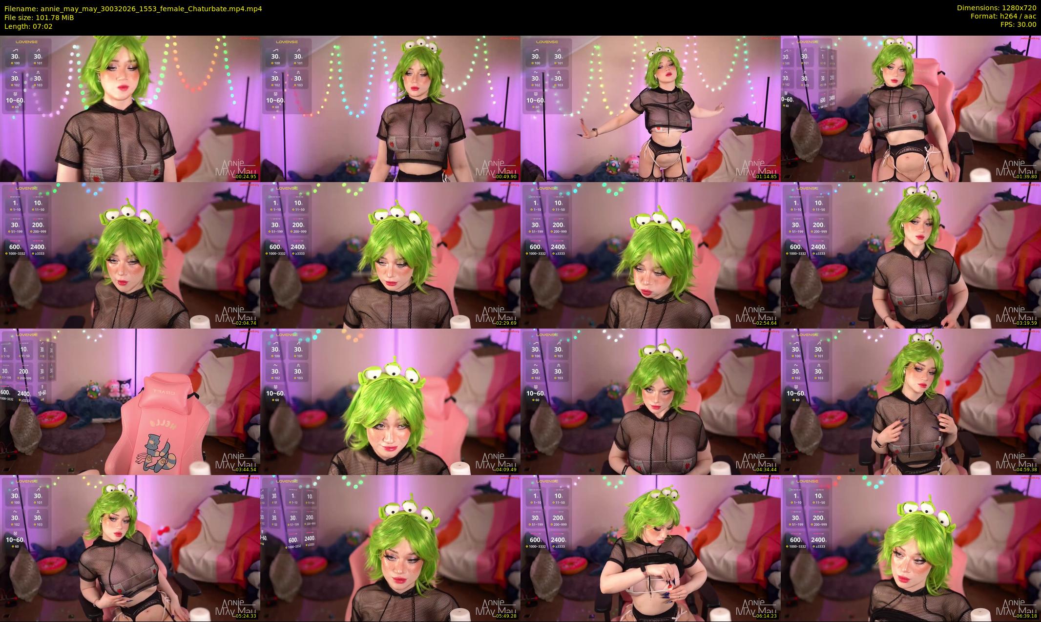annie_may_may — 8 minute Chaturbate female cam show recording, 720p, Mar 30, 2026