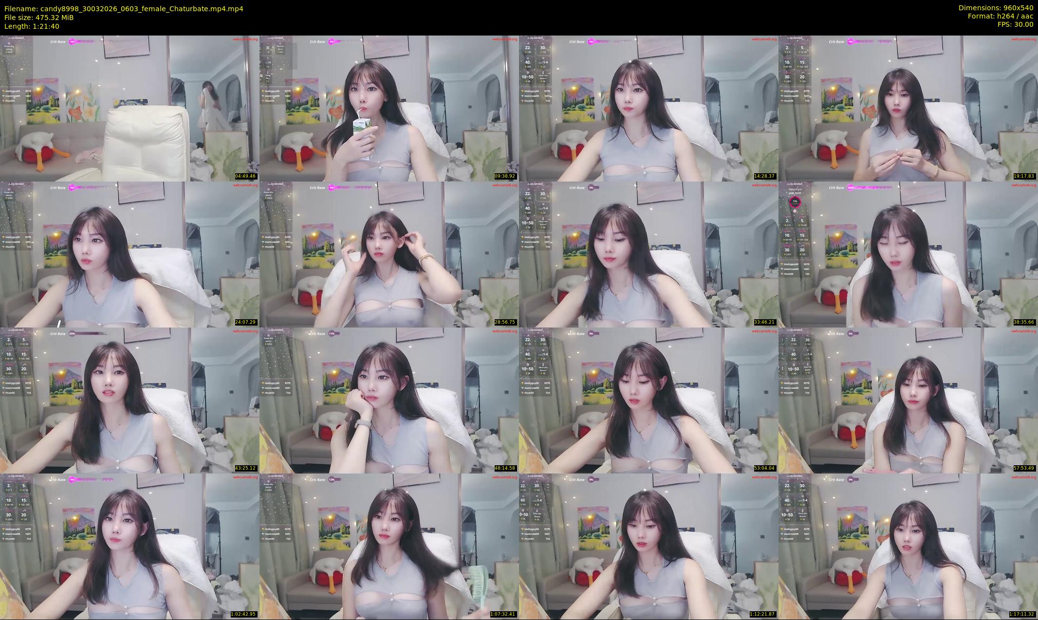 candy8998 — 82 minute Chaturbate female cam show recording, 480p, Mar 30, 2026