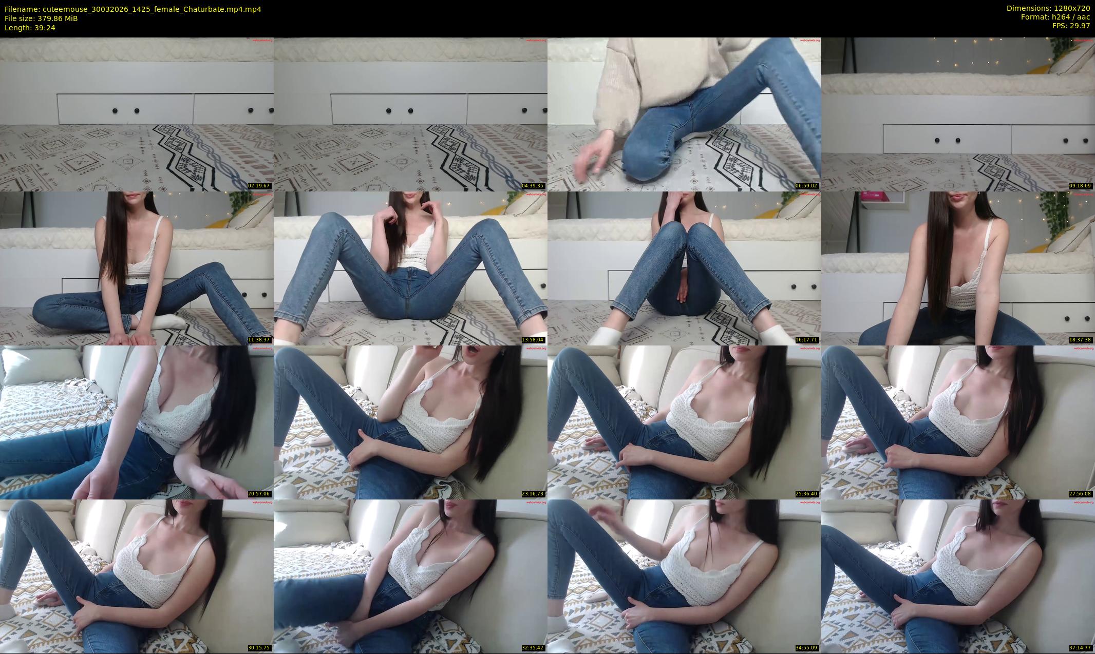 cuteemouse — 40 minute Chaturbate female cam show recording, 720p, Mar 30, 2026