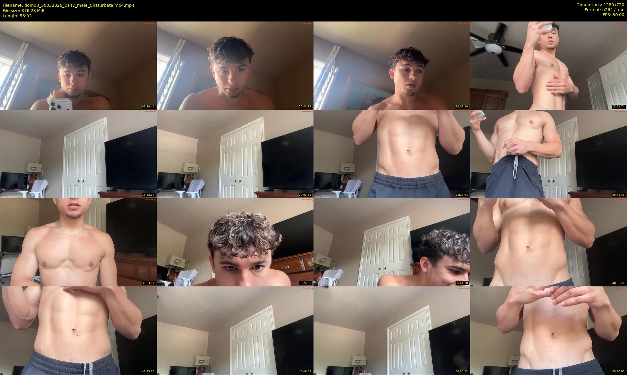 domd3 — 57 minute Chaturbate male cam show recording, 720p, Mar 30, 2026