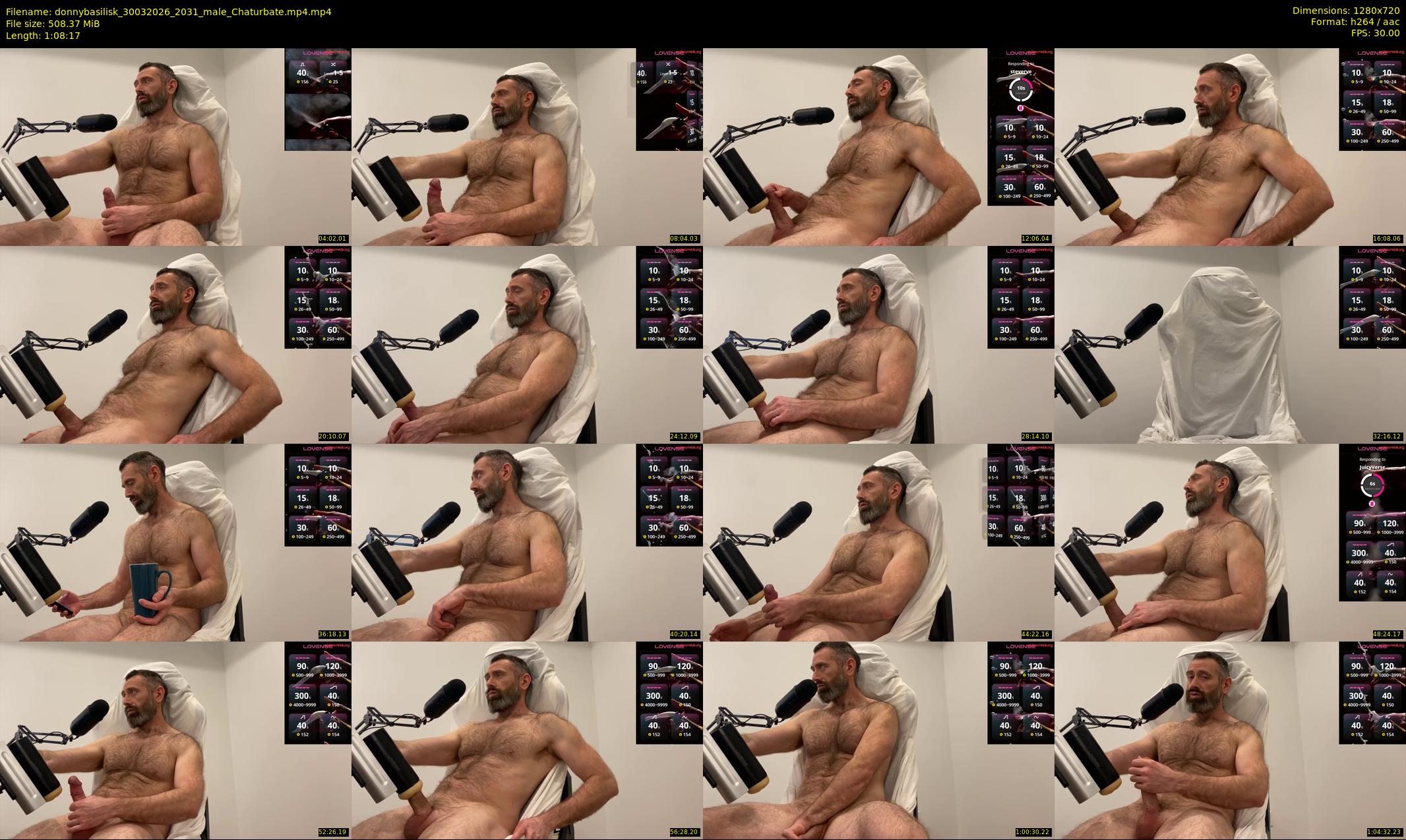 donnybasilisk — 69 minute Chaturbate male cam show recording, 720p, Mar 30, 2026