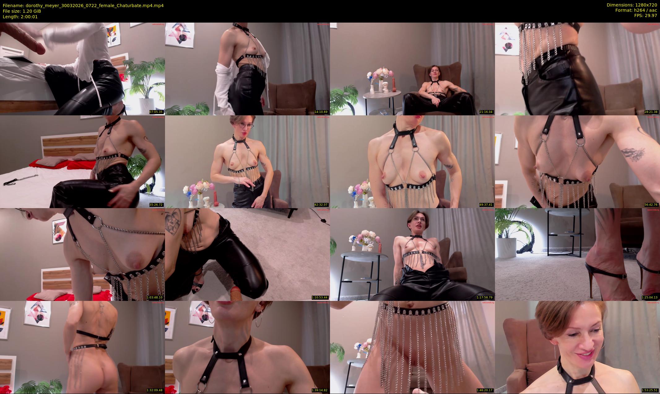 dorothy_meyer — 121 minute Chaturbate female cam show recording, 720p, Mar 30, 2026