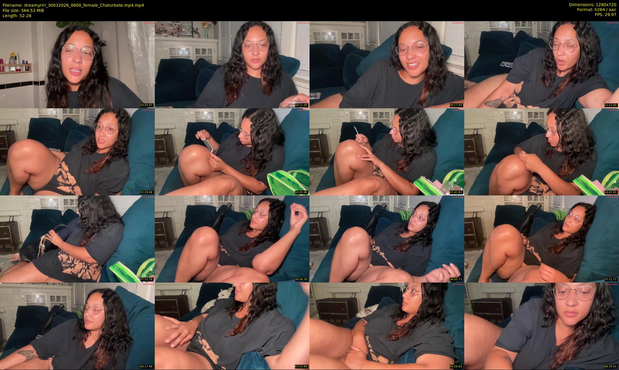 dreamyriri — 53 minute Chaturbate female cam show recording, 720p, Mar 30, 2026