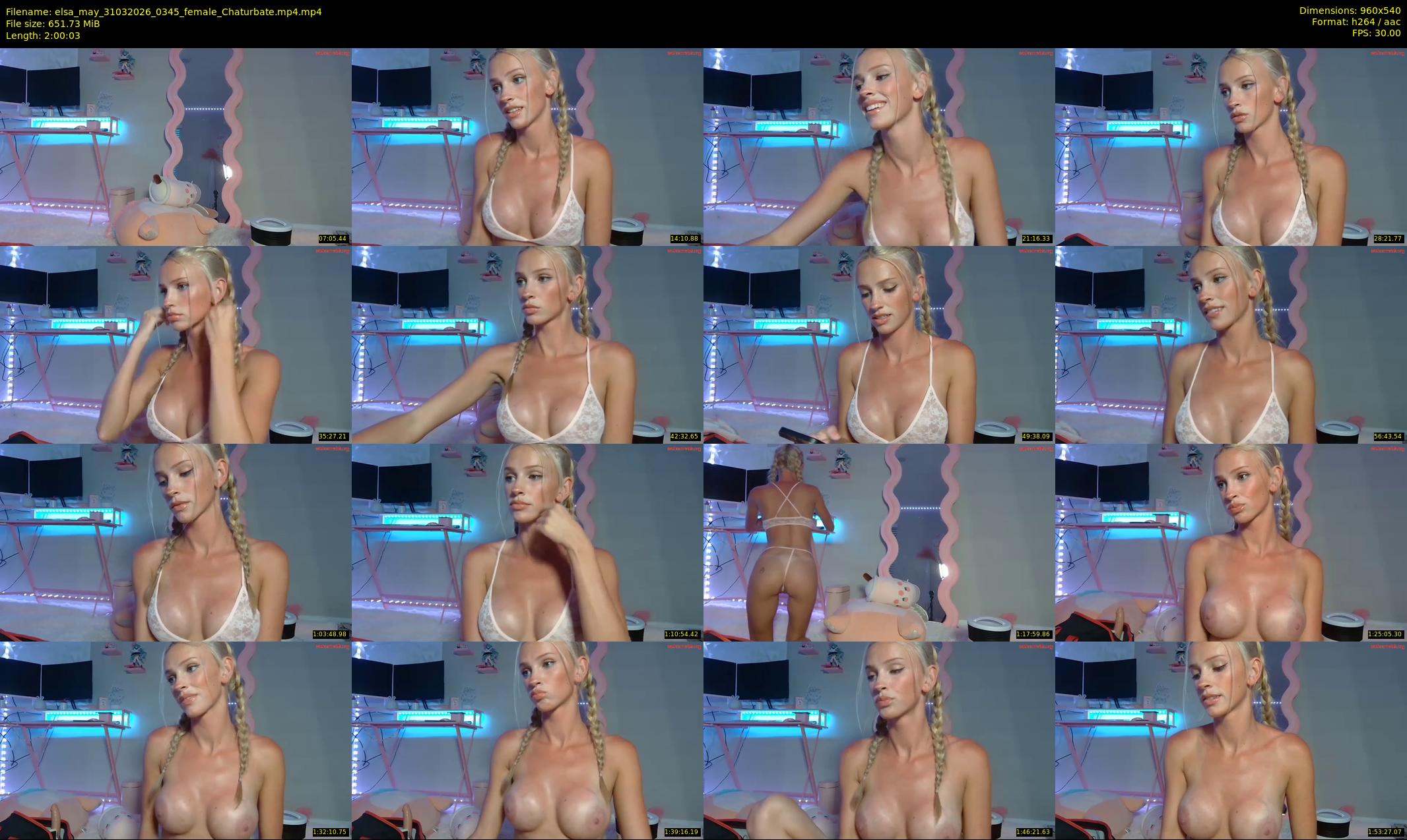 elsa_may — 121 minute Chaturbate female cam show recording, 480p, Mar 31, 2026