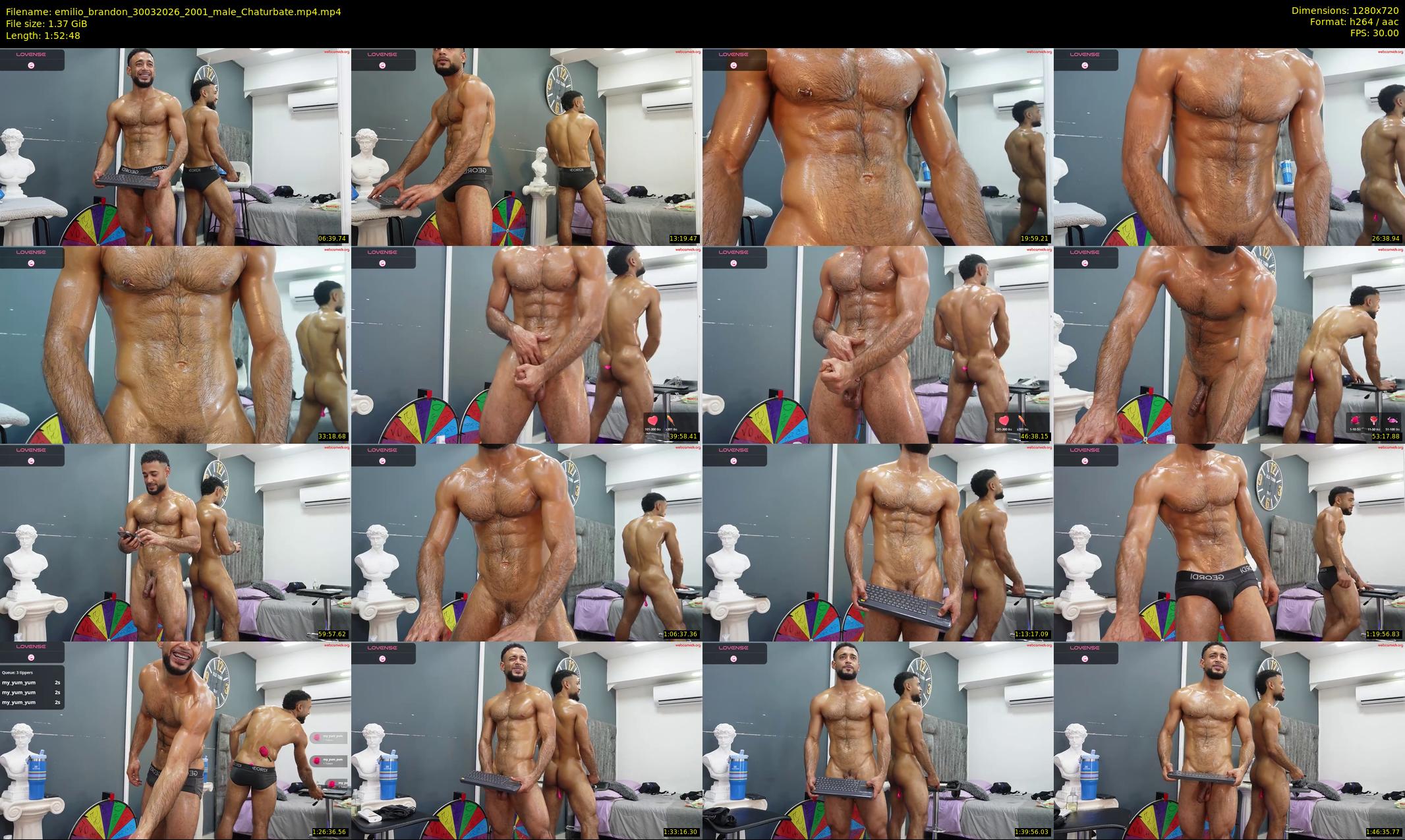 emilio_brandon — 113 minute Chaturbate male cam show recording, 720p, Mar 30, 2026