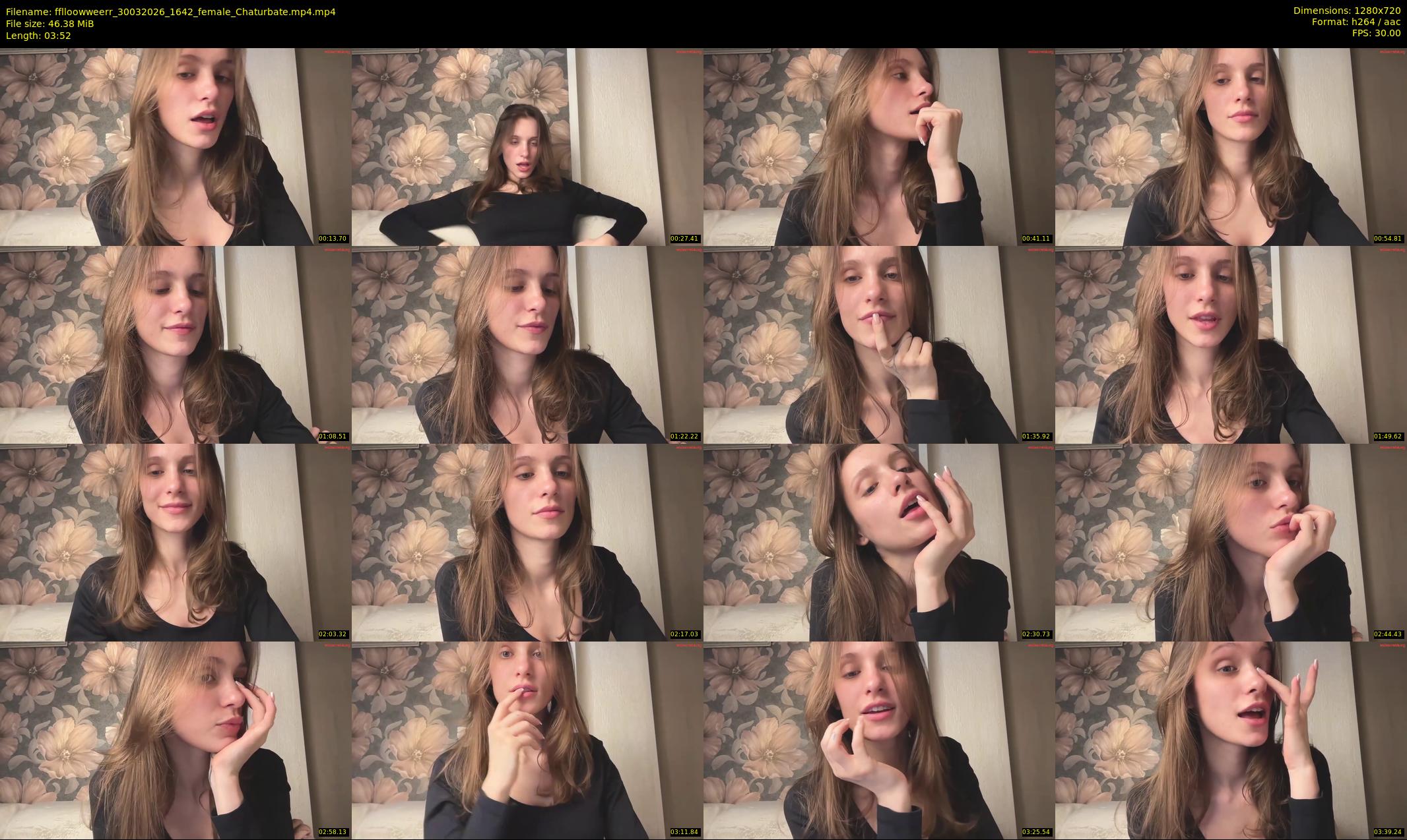 fflloowweerr — 4 minute Chaturbate couple cam show recording, 720p, Mar 30, 2026