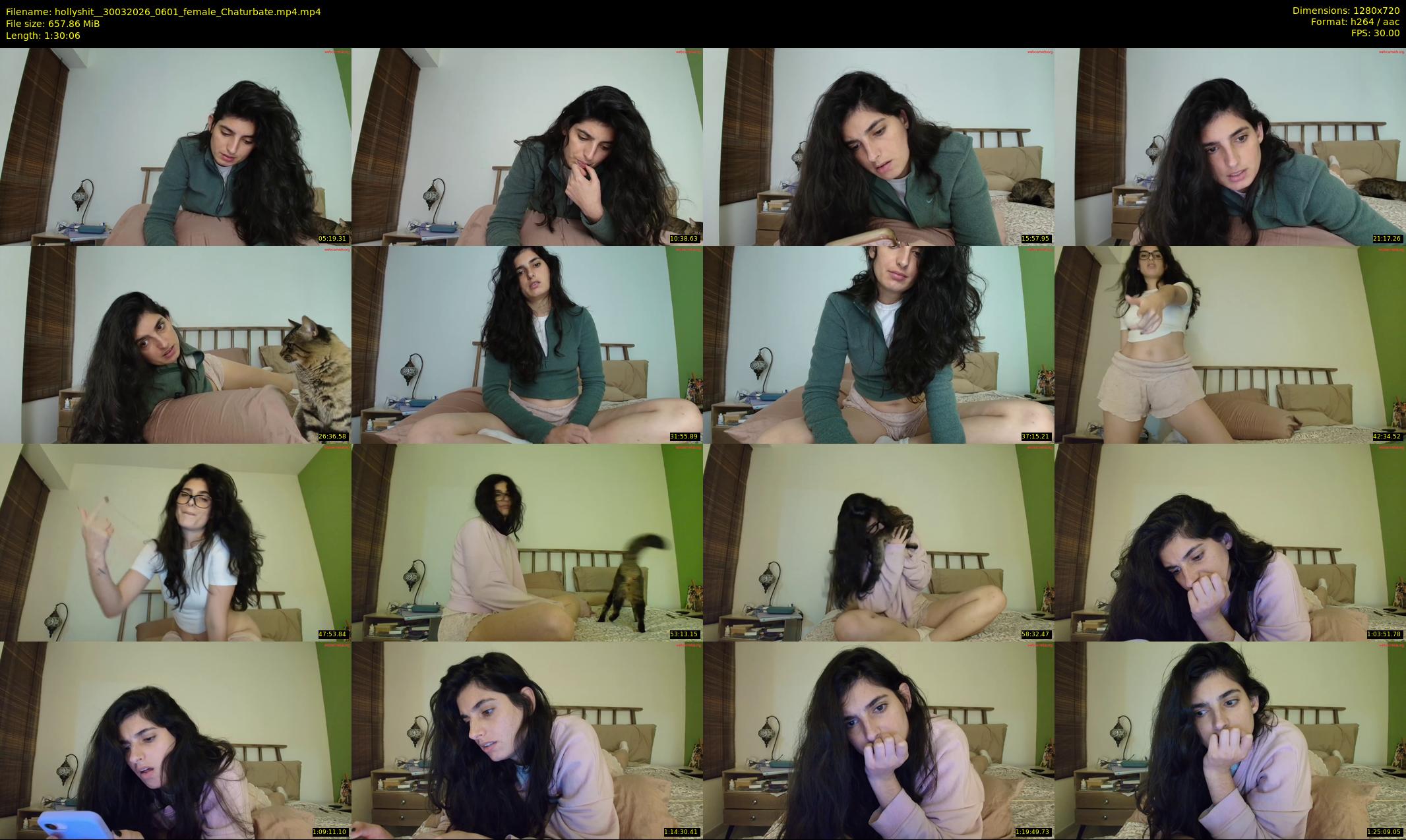 hollyshit_ — 91 minute Chaturbate female cam show recording, 720p, Mar 30, 2026