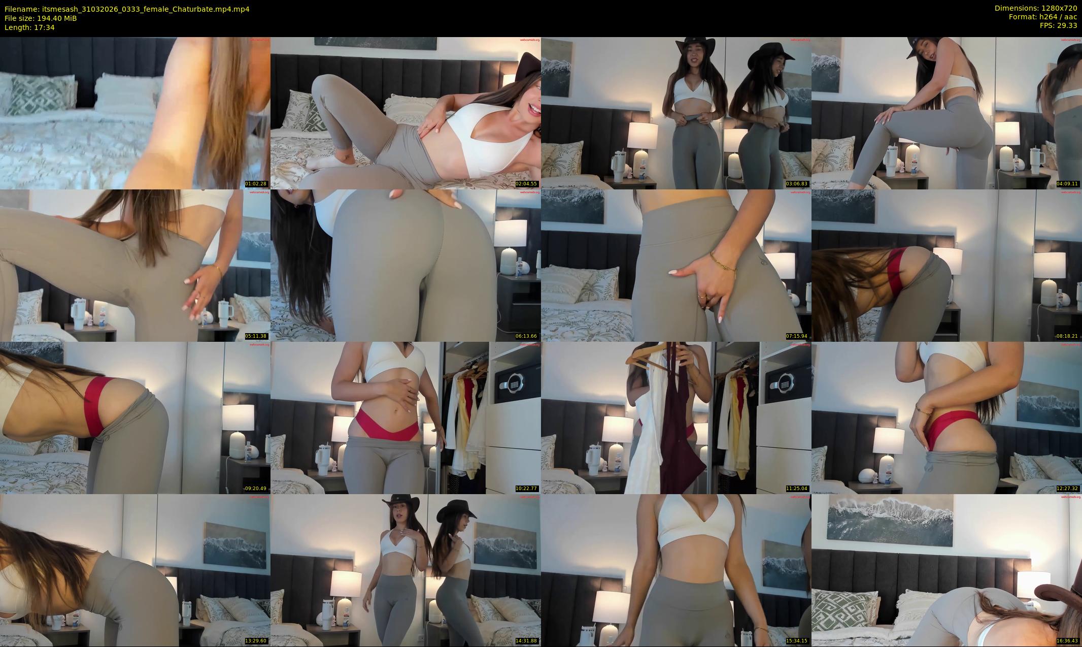 itsmesash — 18 minute Chaturbate female cam show recording, 720p, Mar 31, 2026