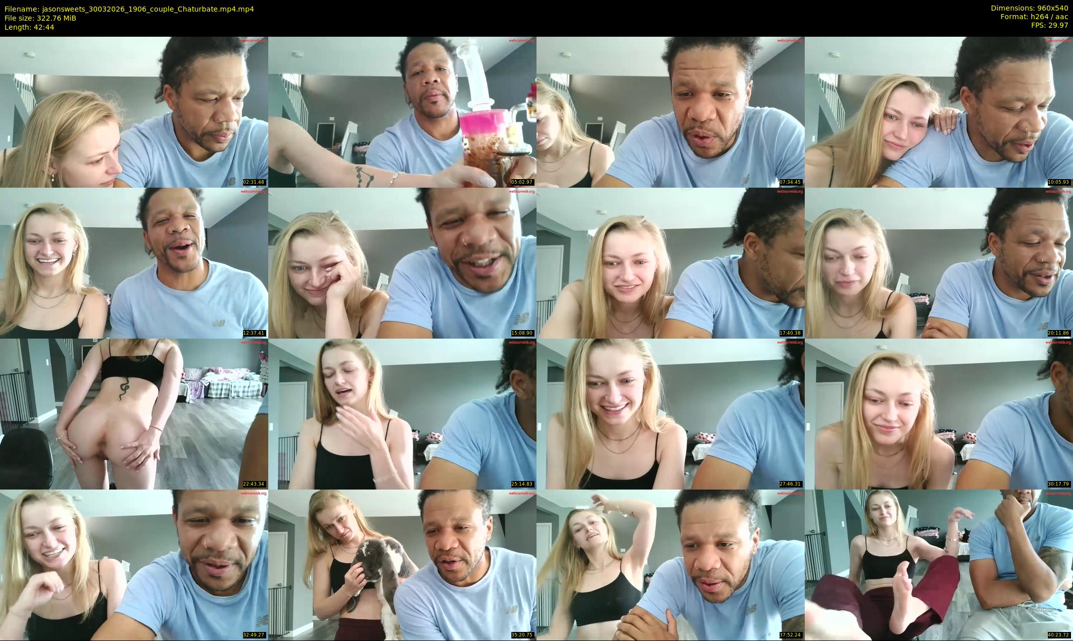 jasonsweets — 43 minute Chaturbate couple cam show recording, 480p, Mar 30, 2026