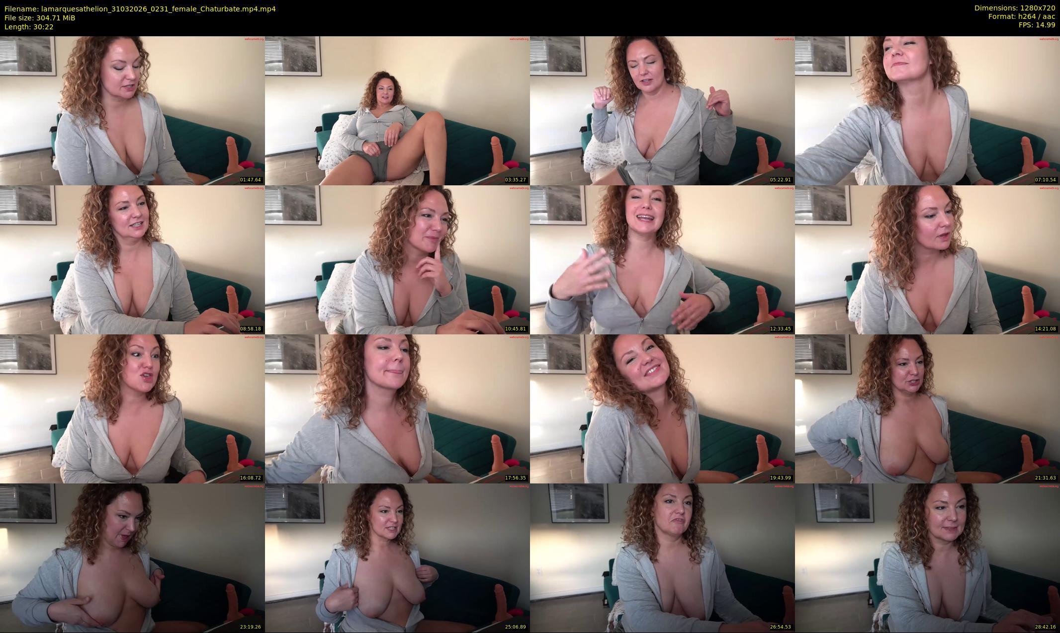 lamarquesathelion — 31 minute Chaturbate female cam show recording, 720p, Mar 31, 2026