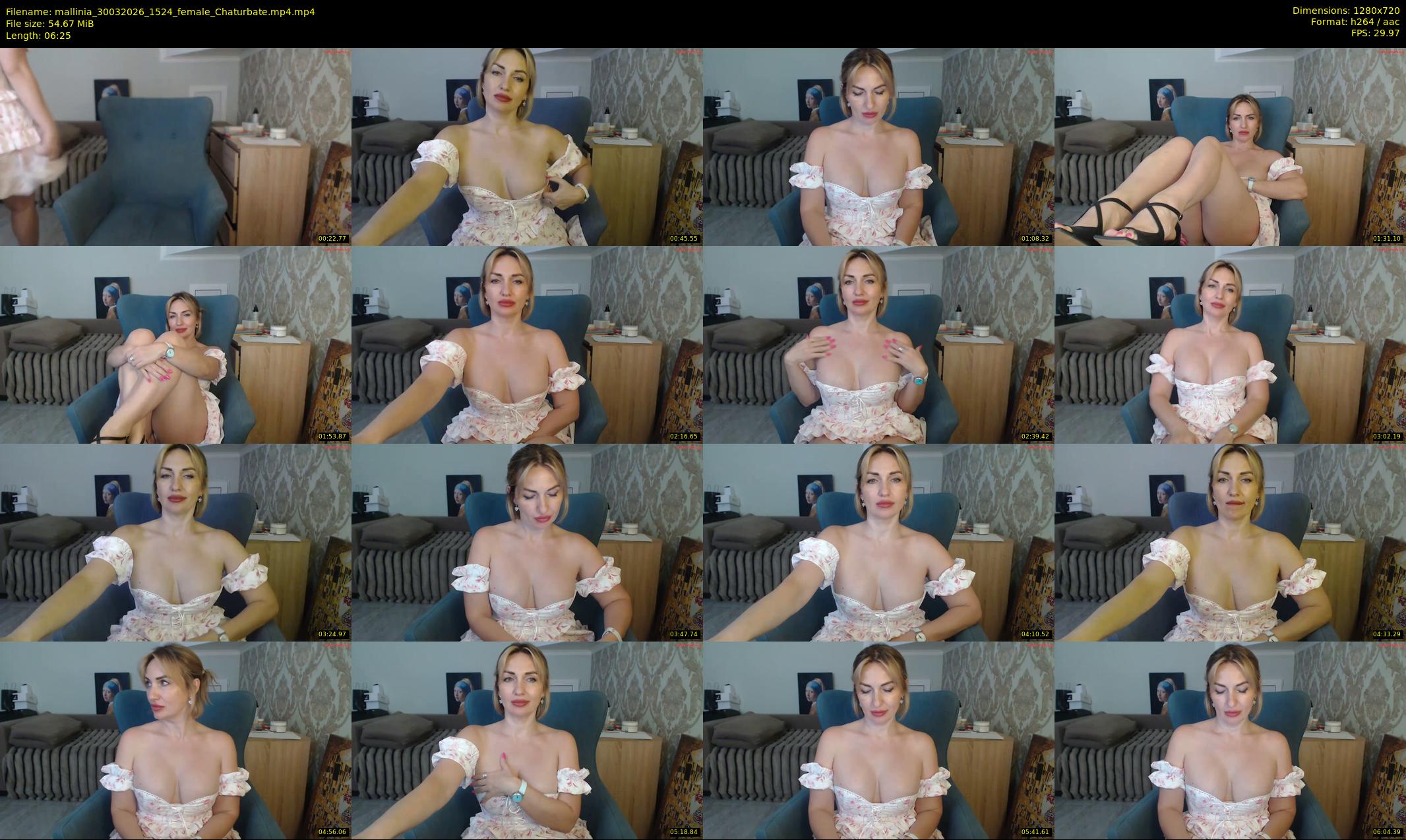 mallinia — 7 minute Chaturbate female cam show recording, 720p, Mar 30, 2026