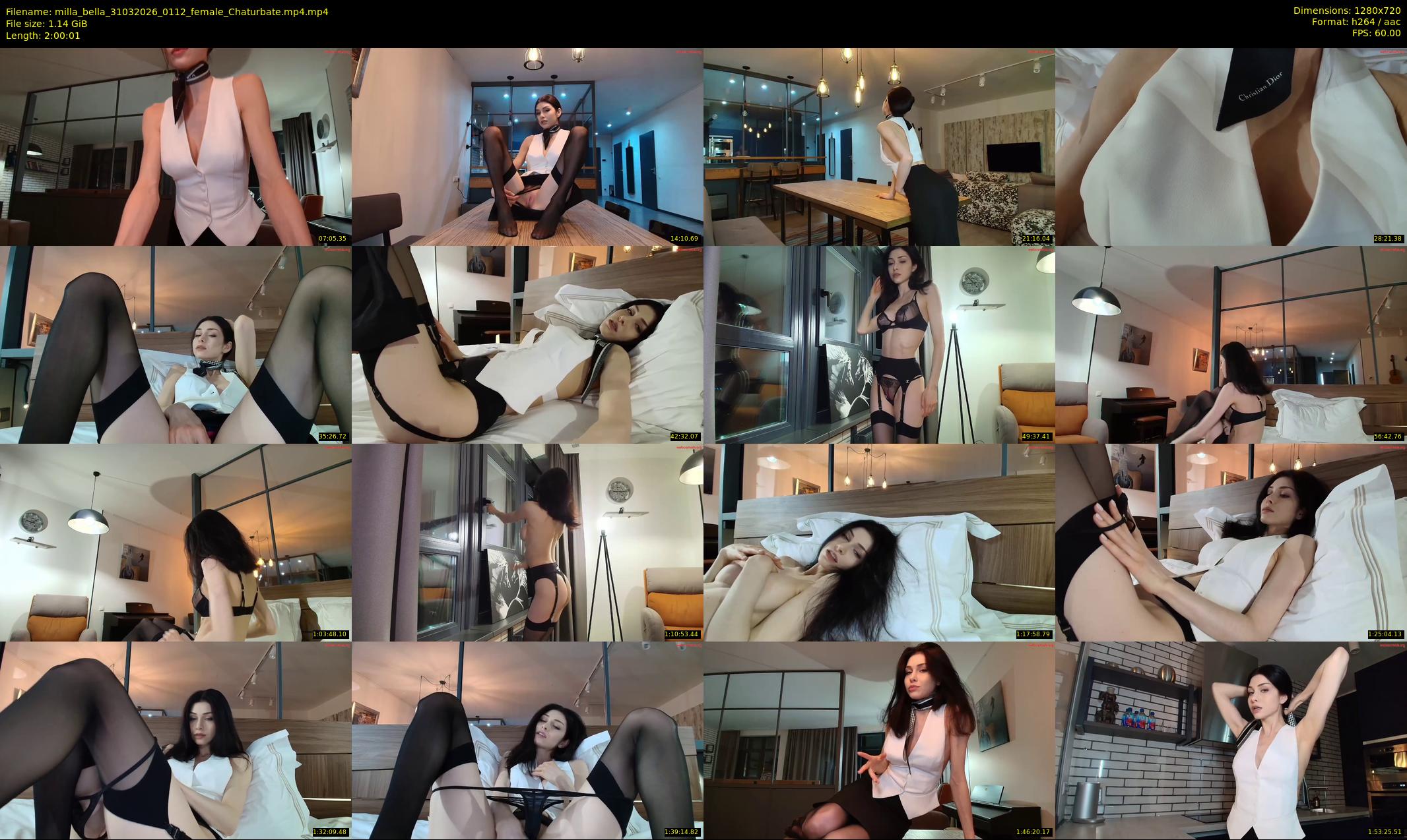milla_bella — 121 minute Chaturbate female cam show recording, 720p, Mar 31, 2026