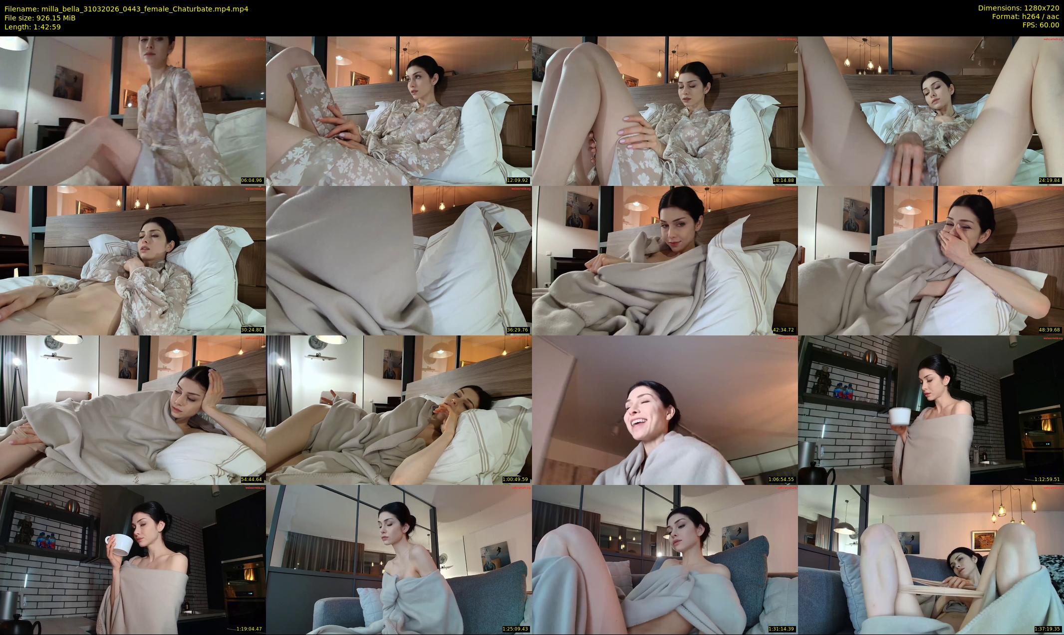 milla_bella — 103 minute Chaturbate female cam show recording, 720p, Mar 31, 2026