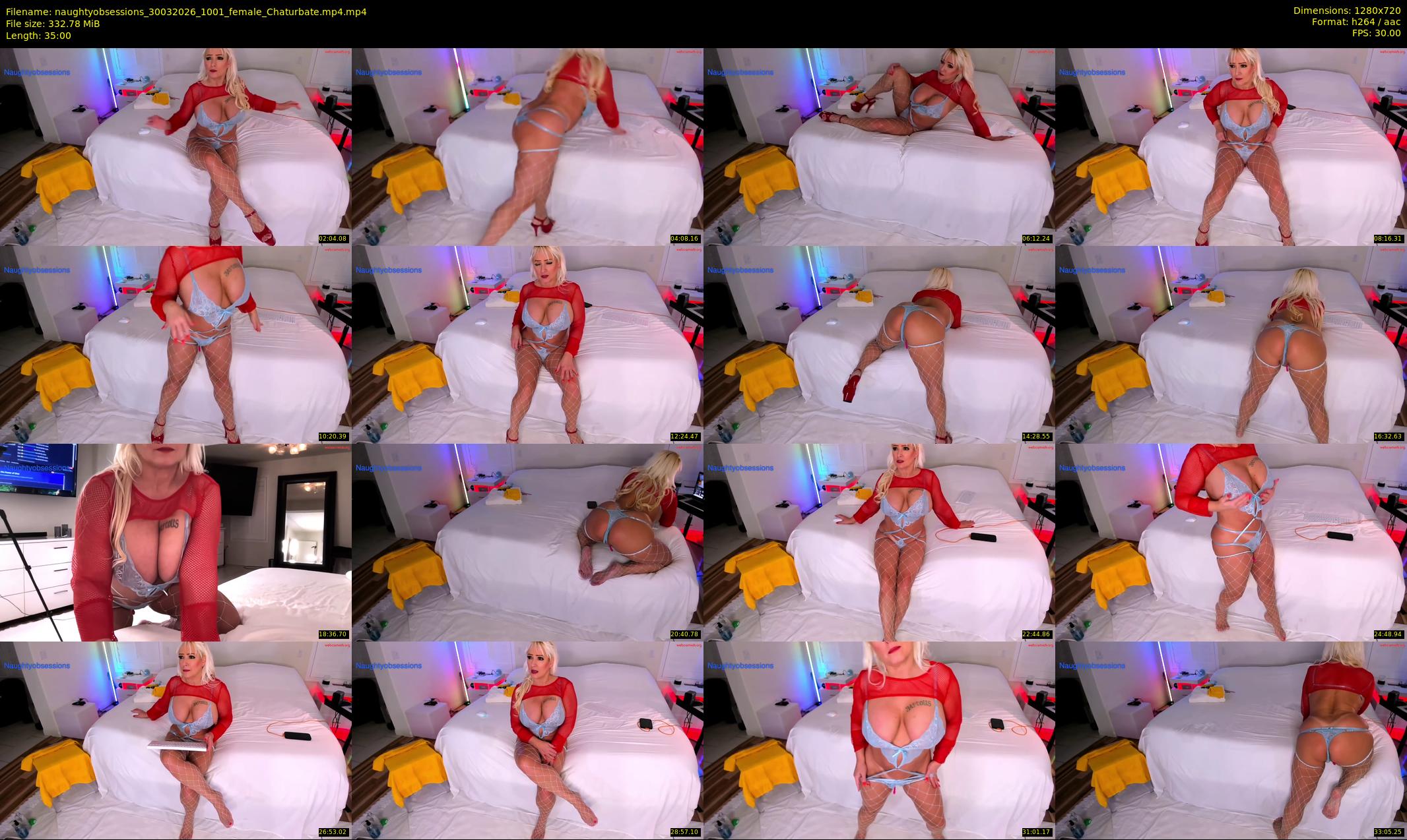 naughtyobsessions — 35 minute Chaturbate female cam show recording, 720p, Mar 30, 2026