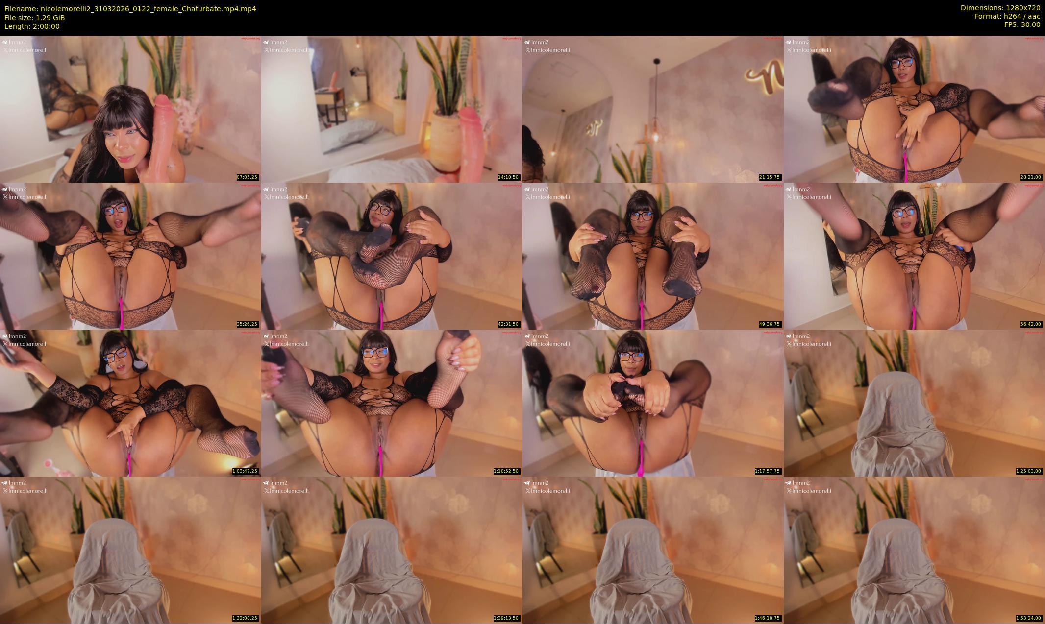 nicolemorelli2 — 120 minute Chaturbate female cam show recording, 720p, Mar 31, 2026