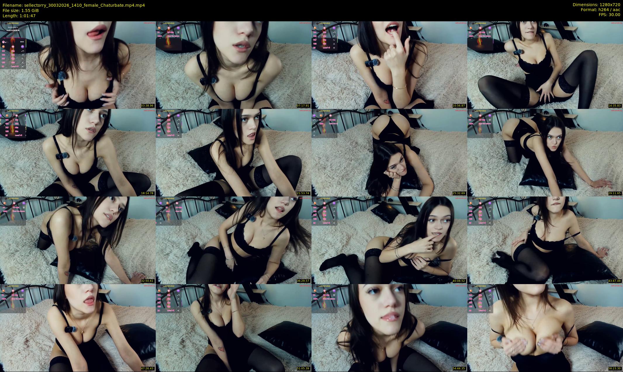 sellectorry — 62 minute Chaturbate female cam show recording, 720p, Mar 30, 2026