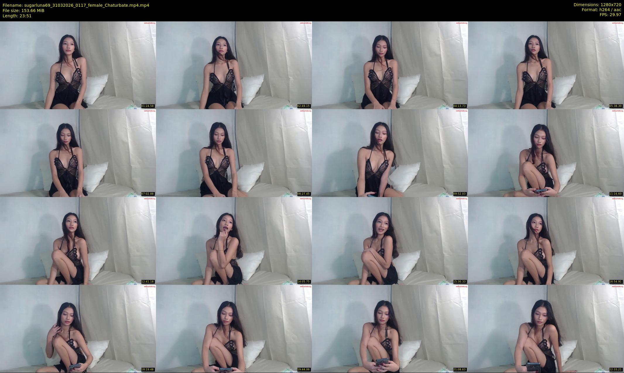 sugarluna69 — 24 minute Chaturbate female cam show recording, 720p, Mar 31, 2026