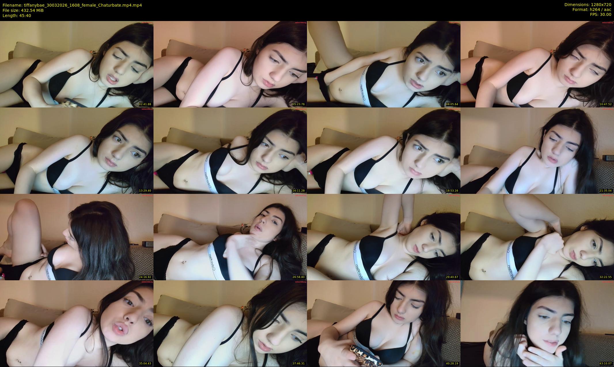 tiffanybae — 46 minute Chaturbate female cam show recording, 720p, Mar 30, 2026