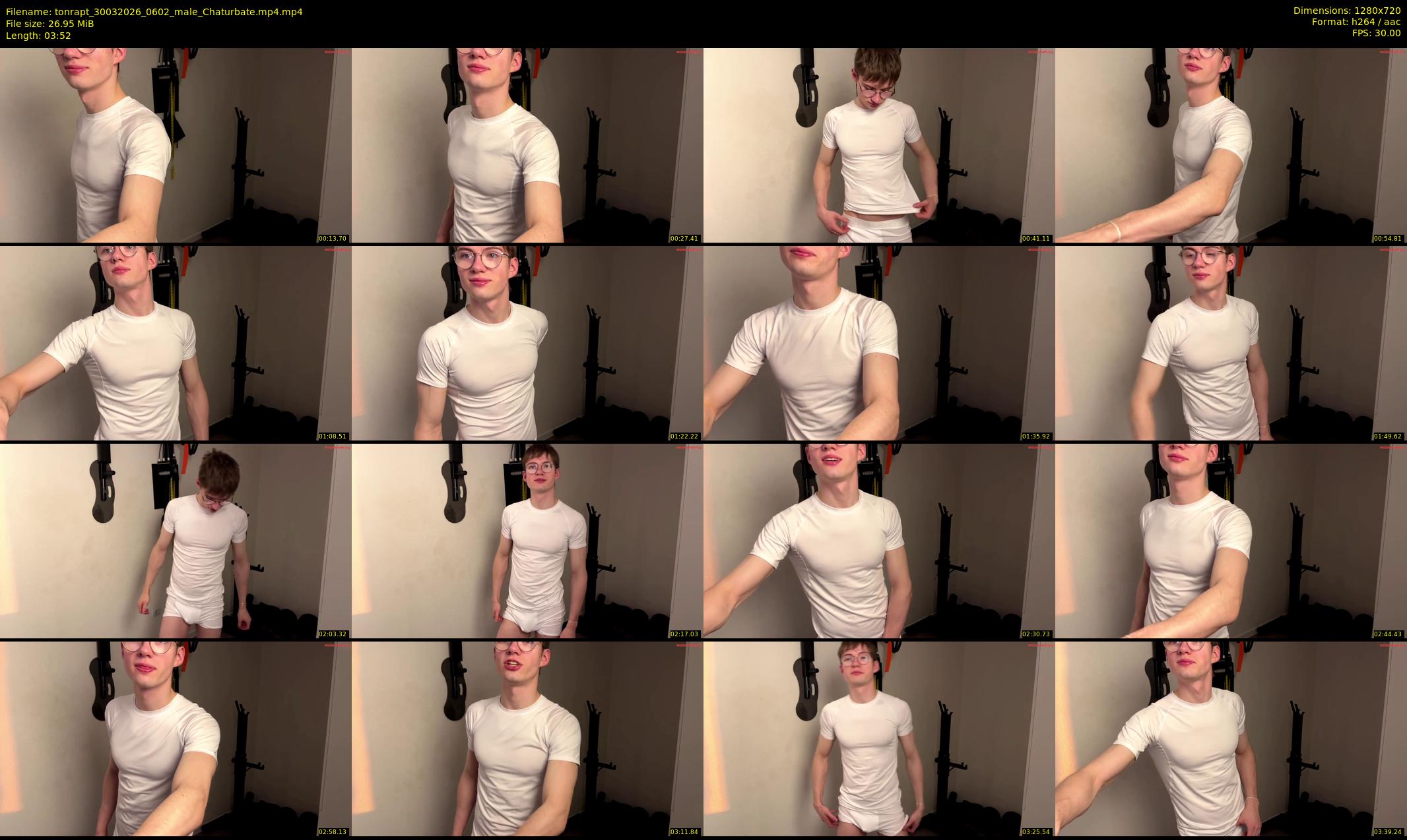 tonrapt — 4 minute Chaturbate male cam show recording, 720p, Mar 30, 2026