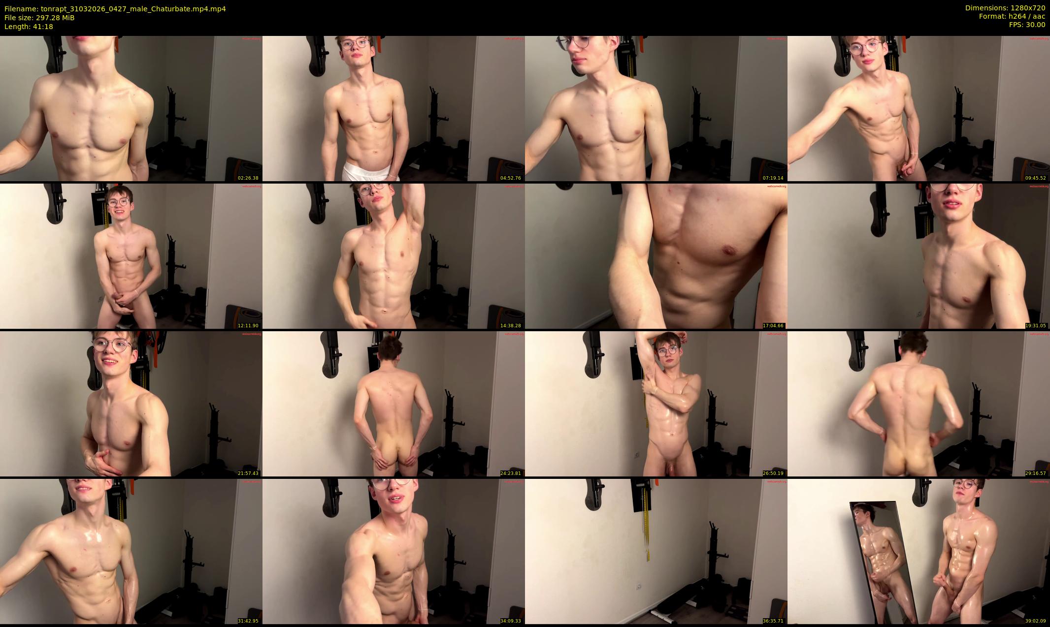 tonrapt — 42 minute Chaturbate male cam show recording, 720p, Mar 31, 2026