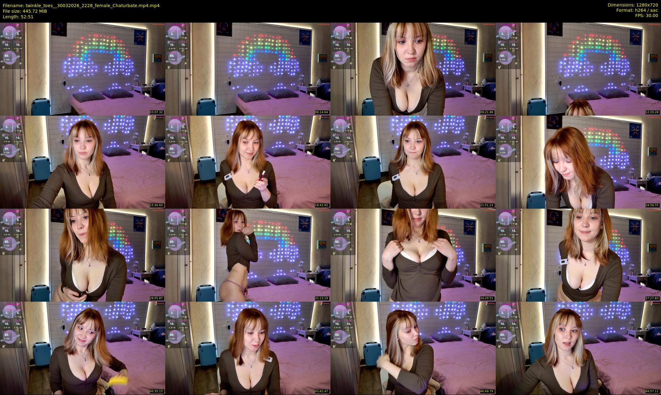 twinkle_toes_ — 53 minute Chaturbate female cam show recording, 720p, Mar 30, 2026