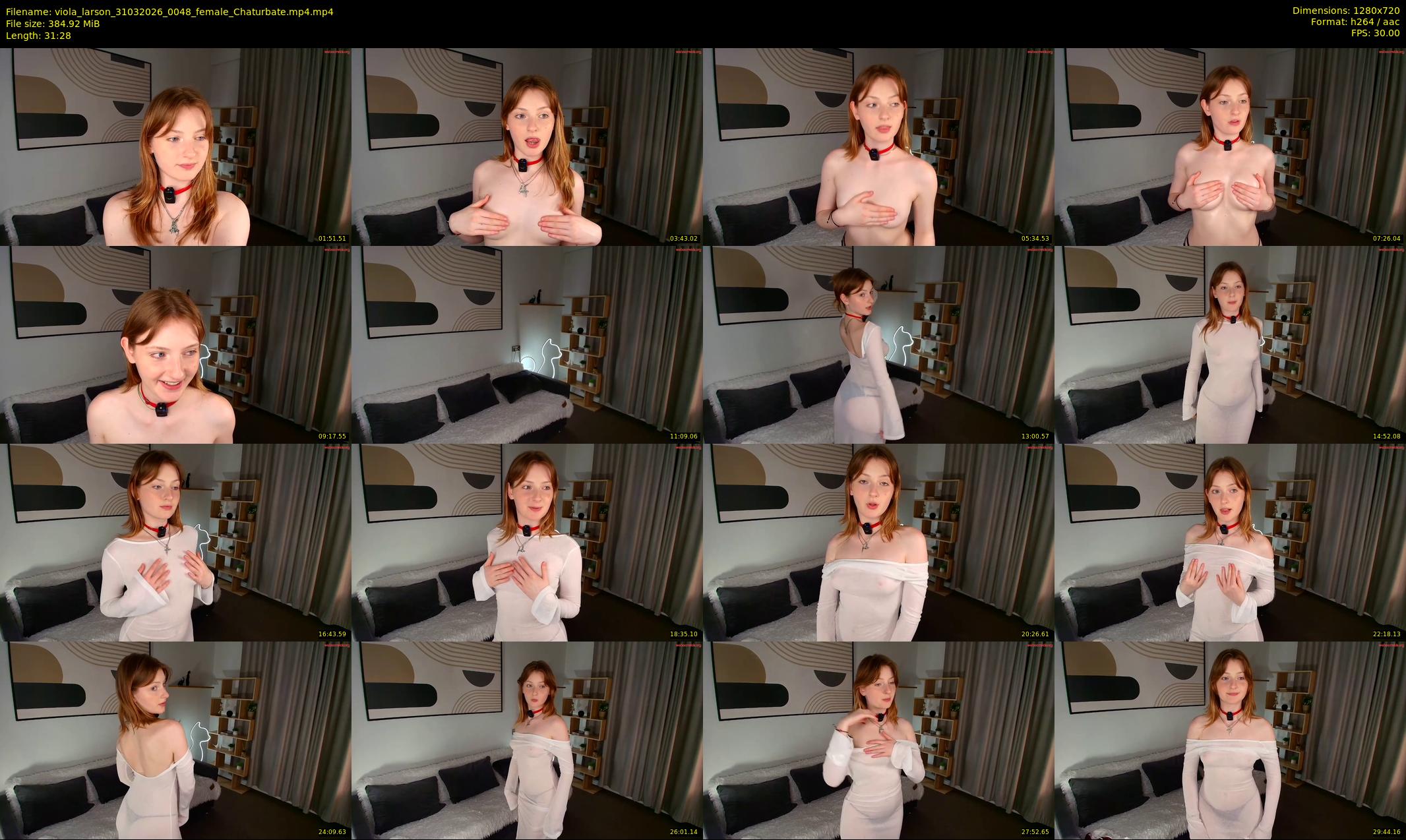 viola_larson — 32 minute Chaturbate female cam show recording, 720p, Mar 31, 2026