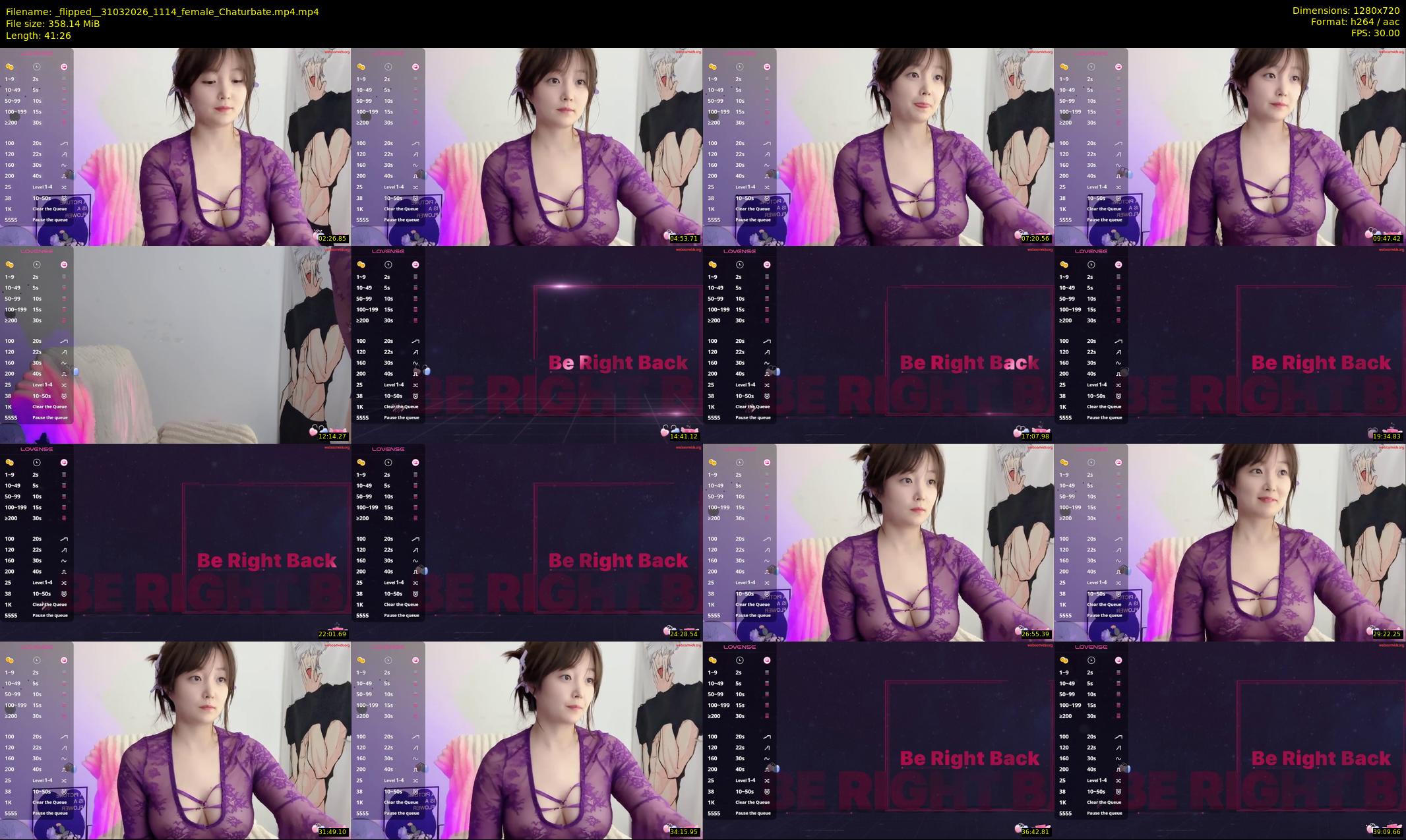 _flipped_ — 42 minute Chaturbate female cam show recording, 720p, Mar 31, 2026