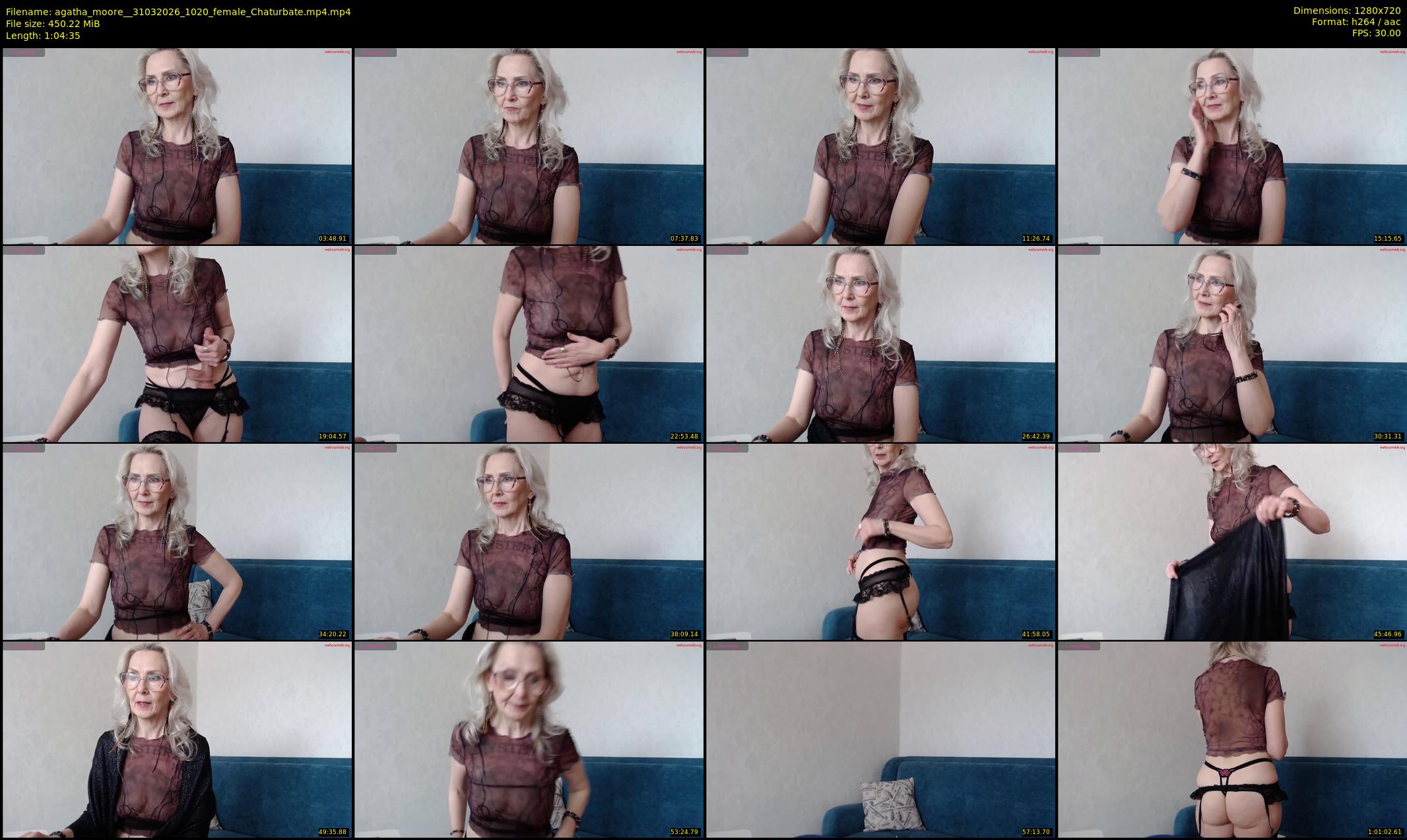 agatha_moore_ — 65 minute Chaturbate female cam show recording, 720p, Mar 31, 2026