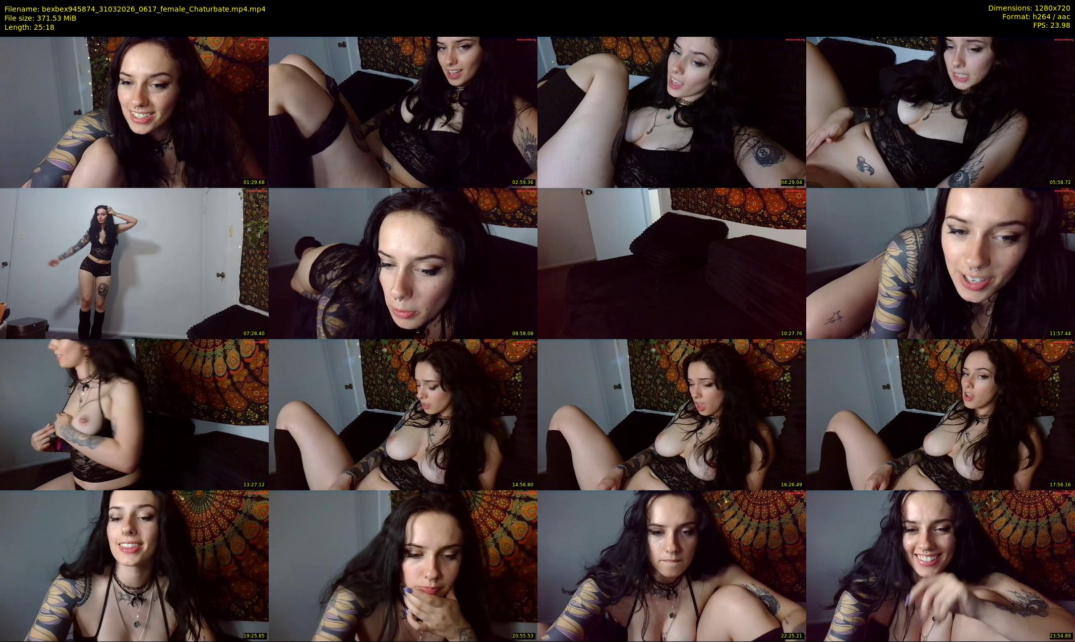 bexbex945874 — 26 minute Chaturbate female cam show recording, 720p, Mar 31, 2026