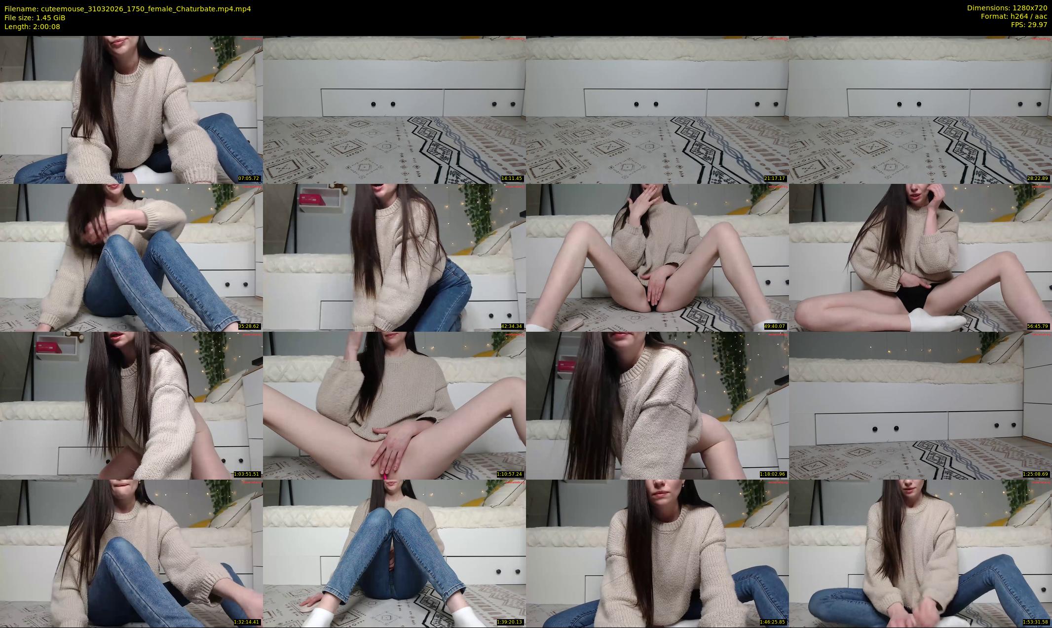 cuteemouse — 121 minute Chaturbate female cam show recording, 720p, Mar 31, 2026