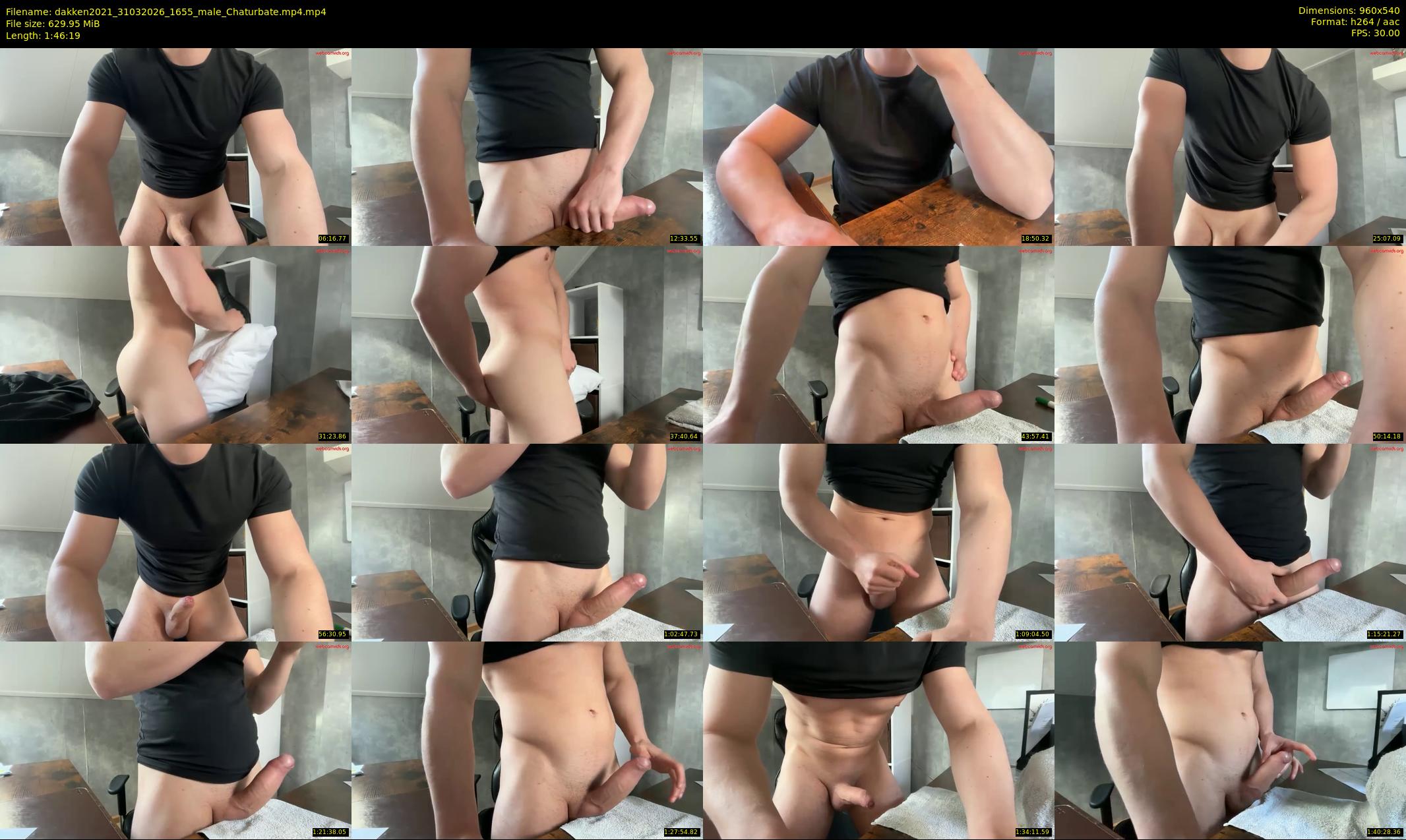 dakken2021 — 107 minute Chaturbate male cam show recording, 480p, Mar 31, 2026