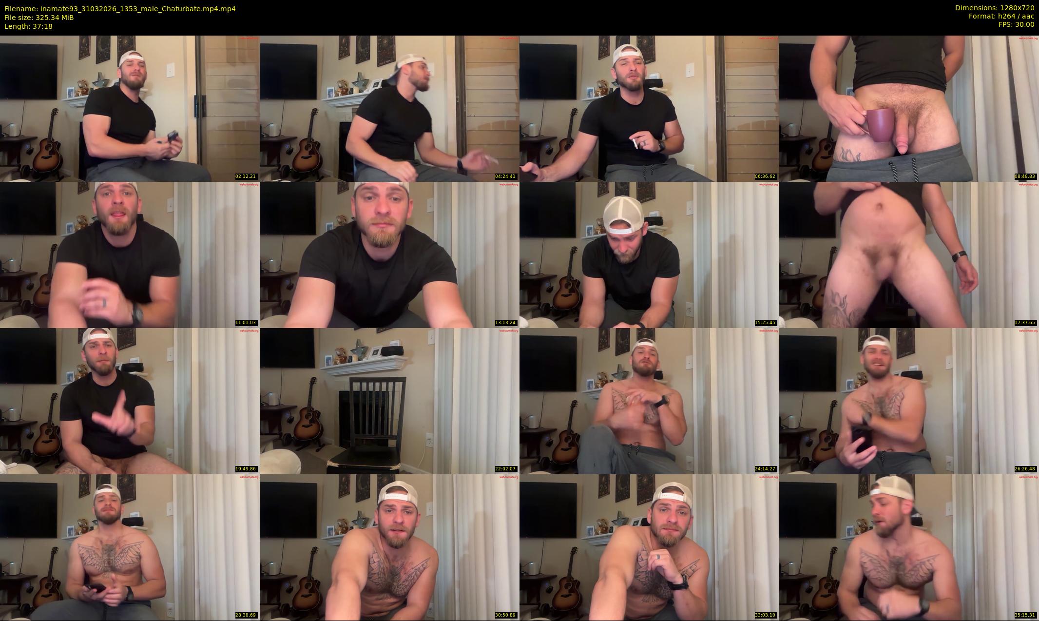 inamate93 — 38 minute Chaturbate male cam show recording, 720p, Mar 31, 2026