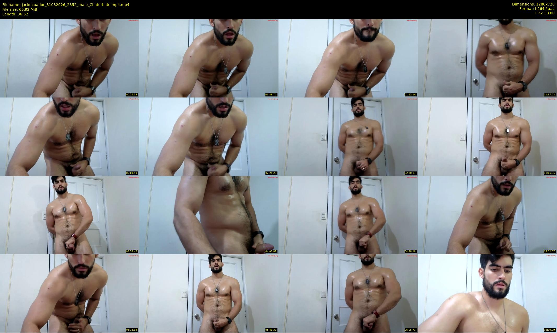 jackecuador — 7 minute Chaturbate male cam show recording, 720p, Mar 31, 2026