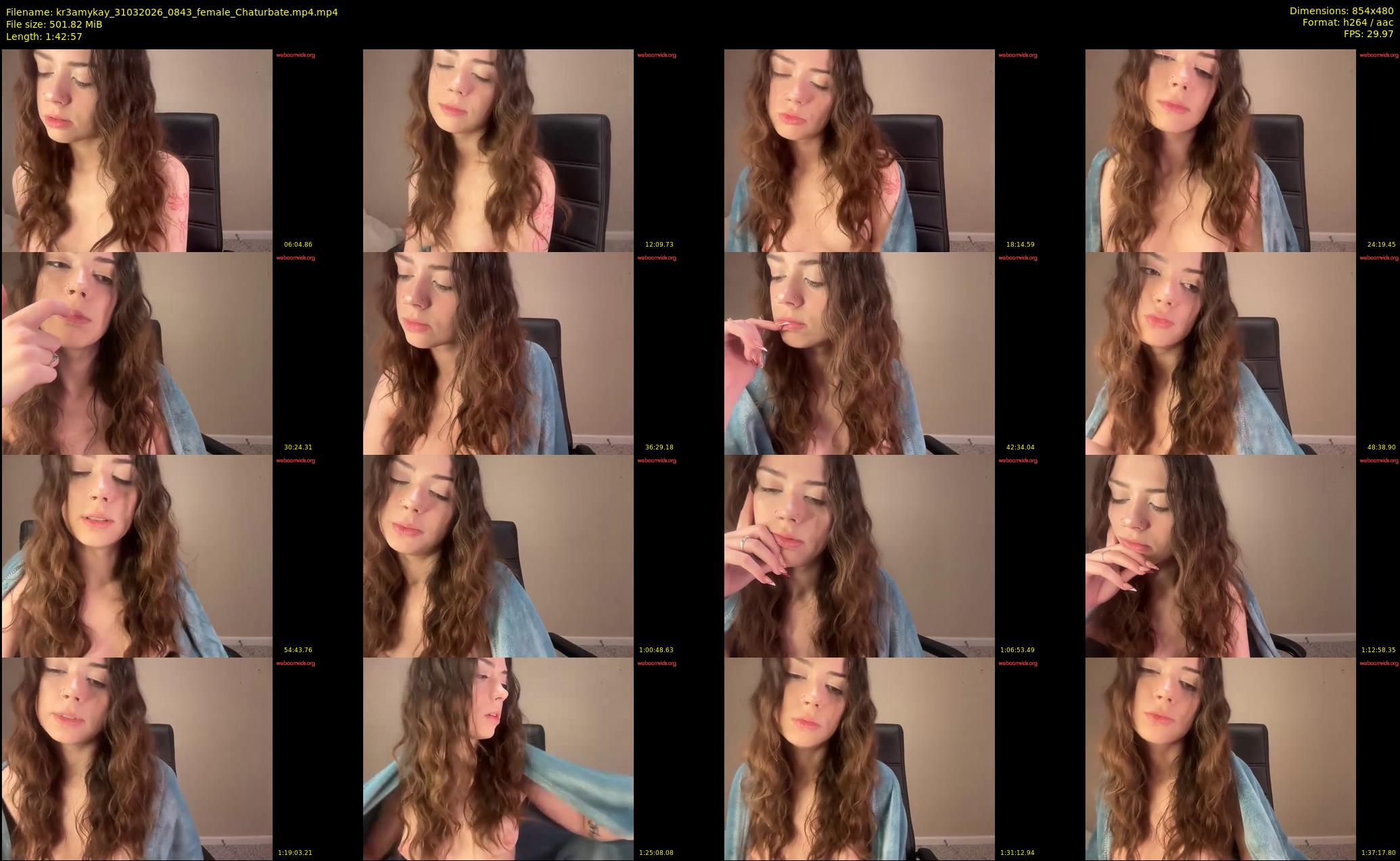 kr3amykay — 103 minute Chaturbate female cam show recording, 480p, Mar 31, 2026
