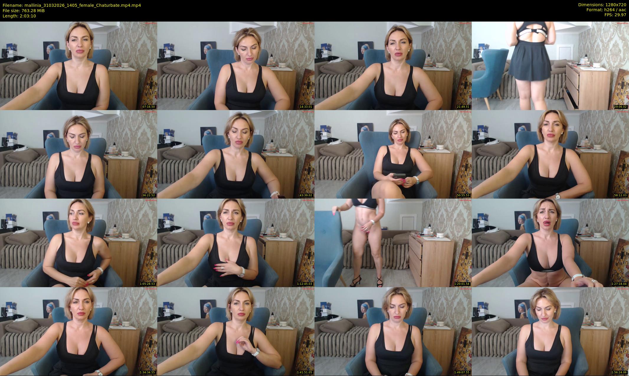 mallinia — 124 minute Chaturbate female cam show recording, 720p, Mar 31, 2026