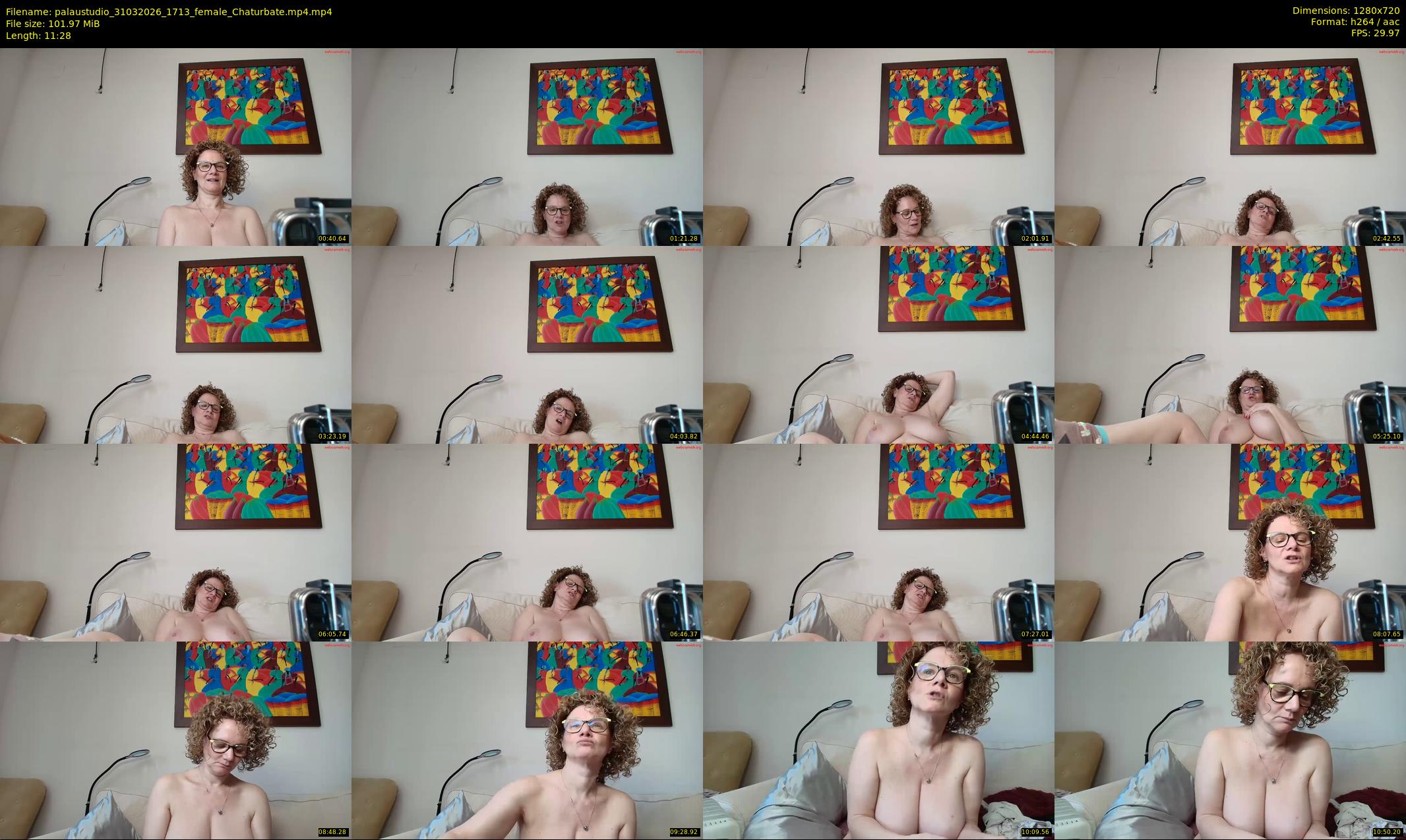 palaustudio — 12 minute Chaturbate female cam show recording, 720p, Mar 31, 2026