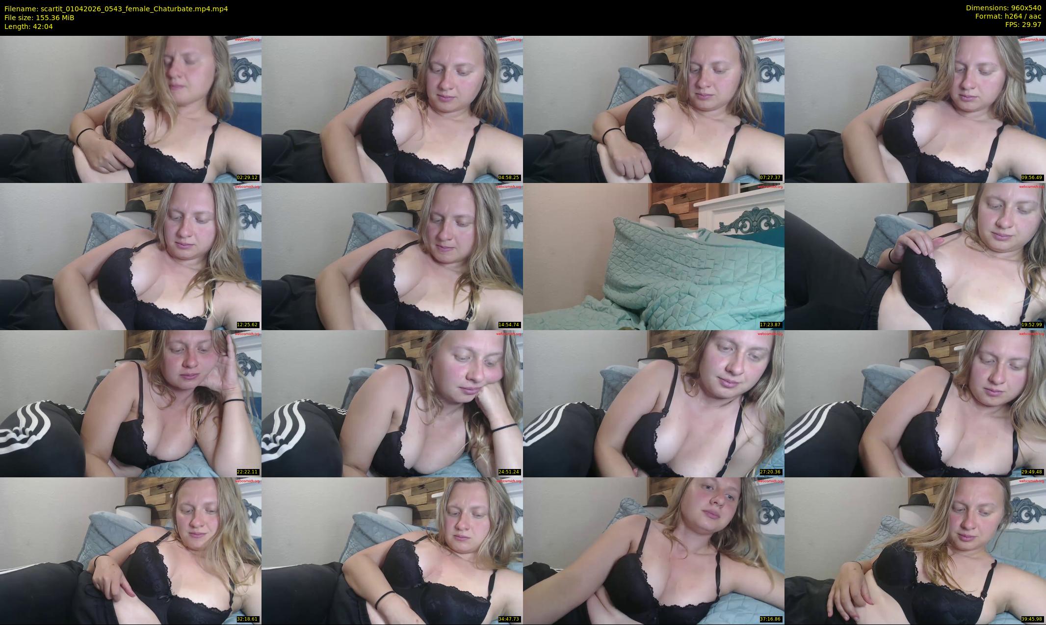 scartit — 43 minute Chaturbate female cam show recording, 480p, Apr 1, 2026