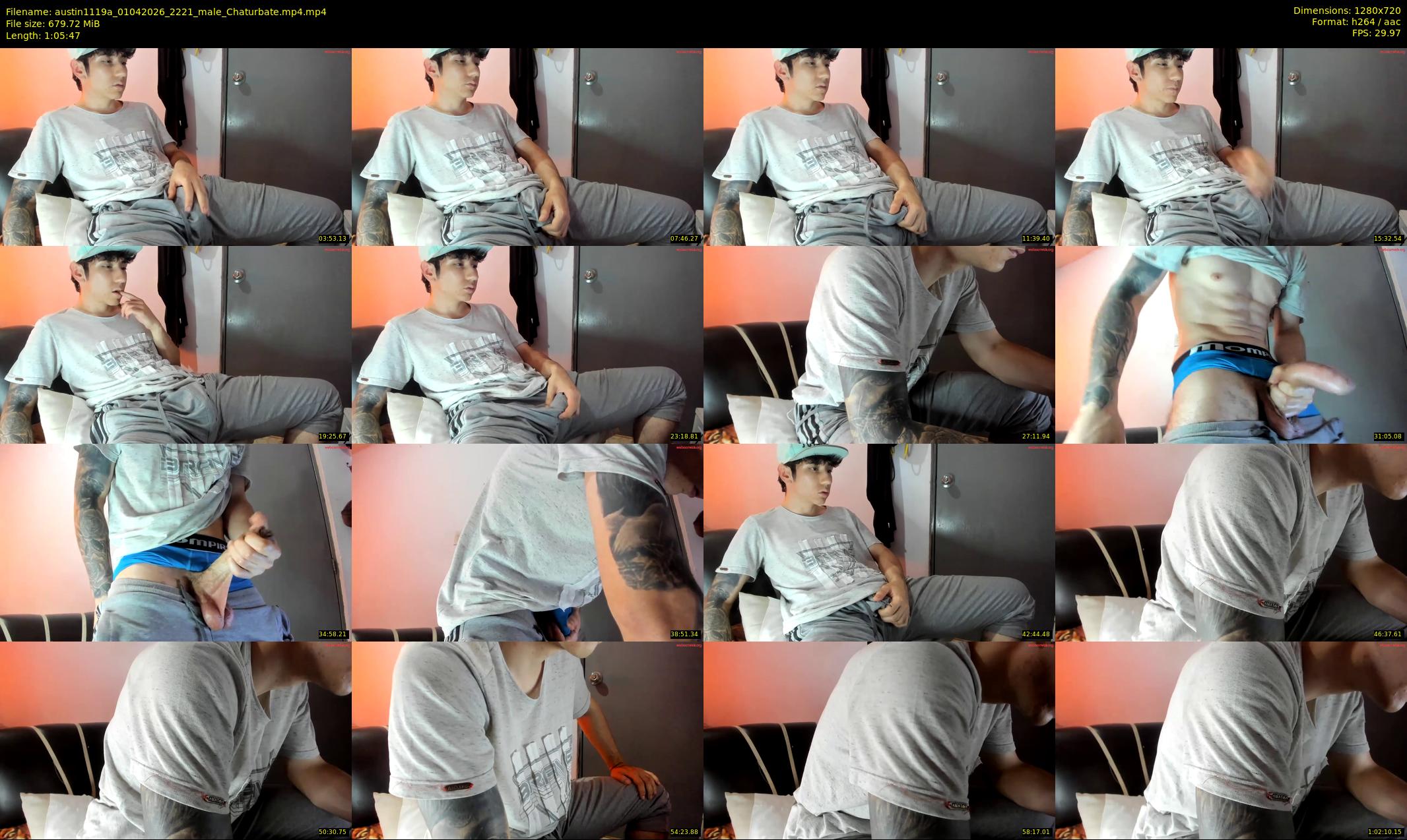 austin1119a — 66 minute Chaturbate male cam show recording, 720p, Apr 1, 2026