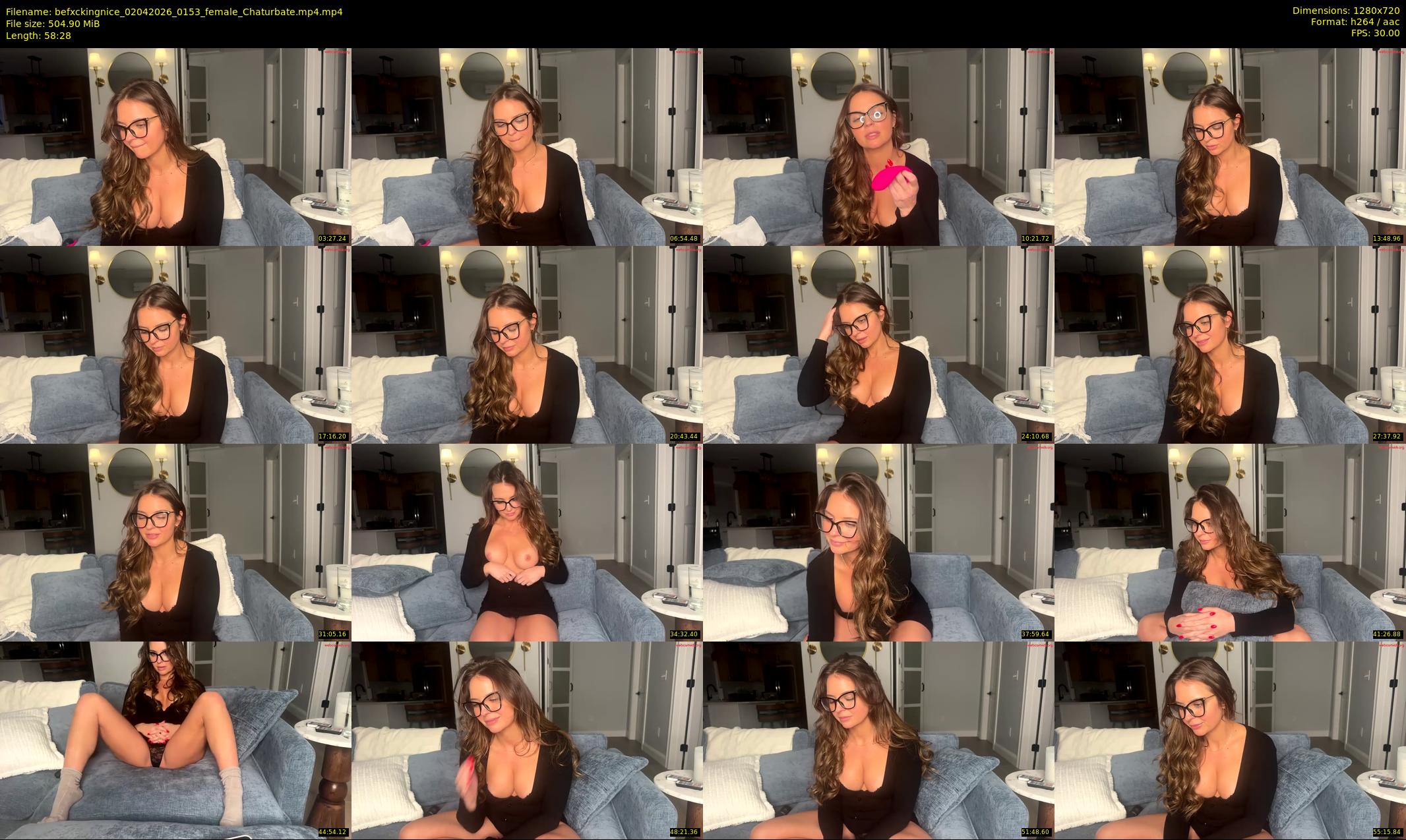 befxckingnice — 59 minute Chaturbate female cam show recording, 720p, Apr 2, 2026