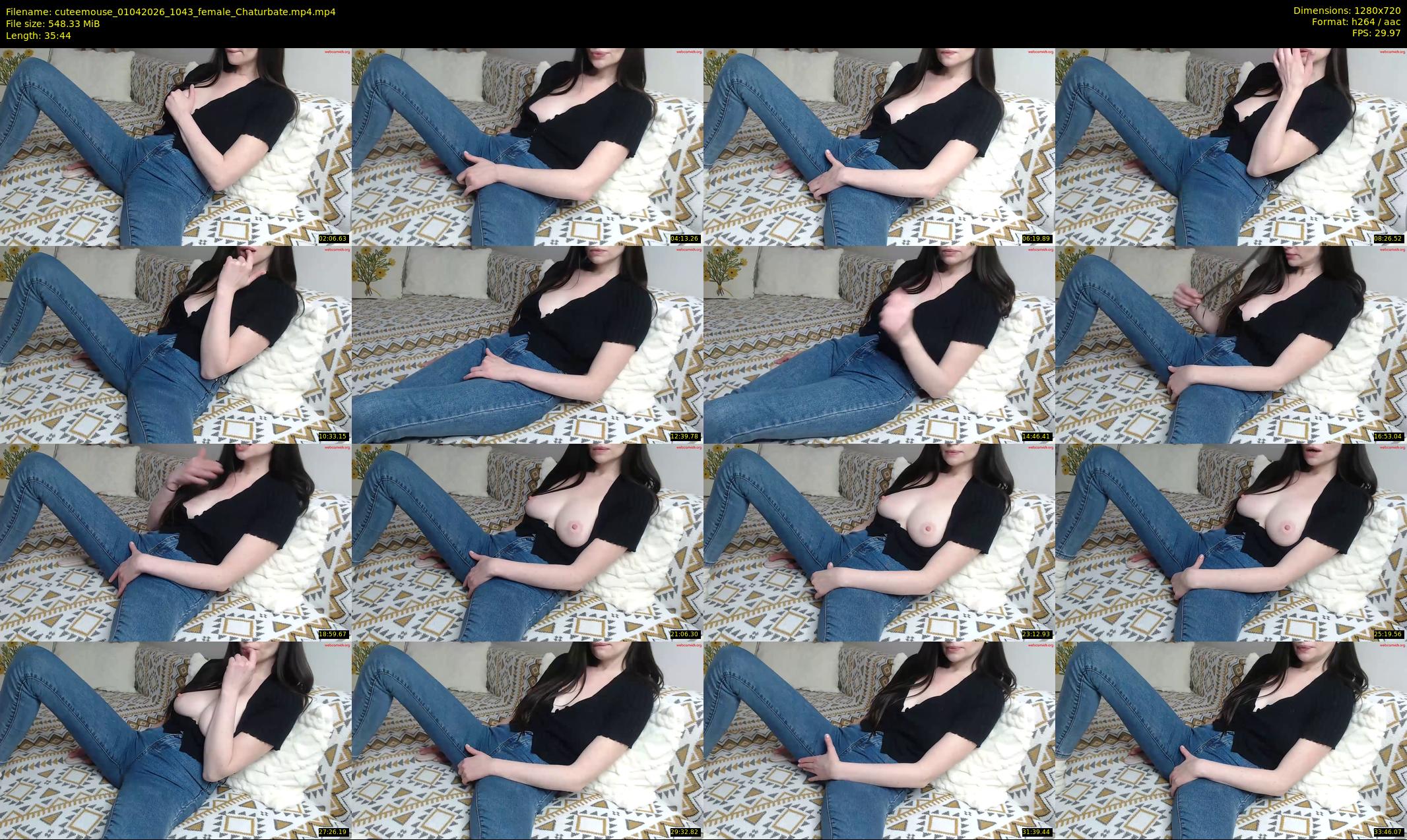 cuteemouse — 36 minute Chaturbate female cam show recording, 720p, Apr 1, 2026