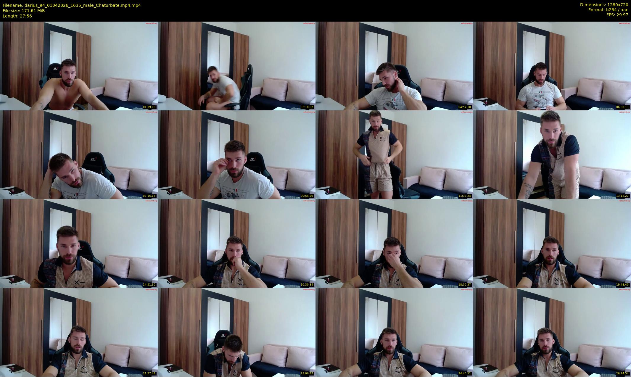 darius_94 — 28 minute Chaturbate male cam show recording, 720p, Apr 1, 2026