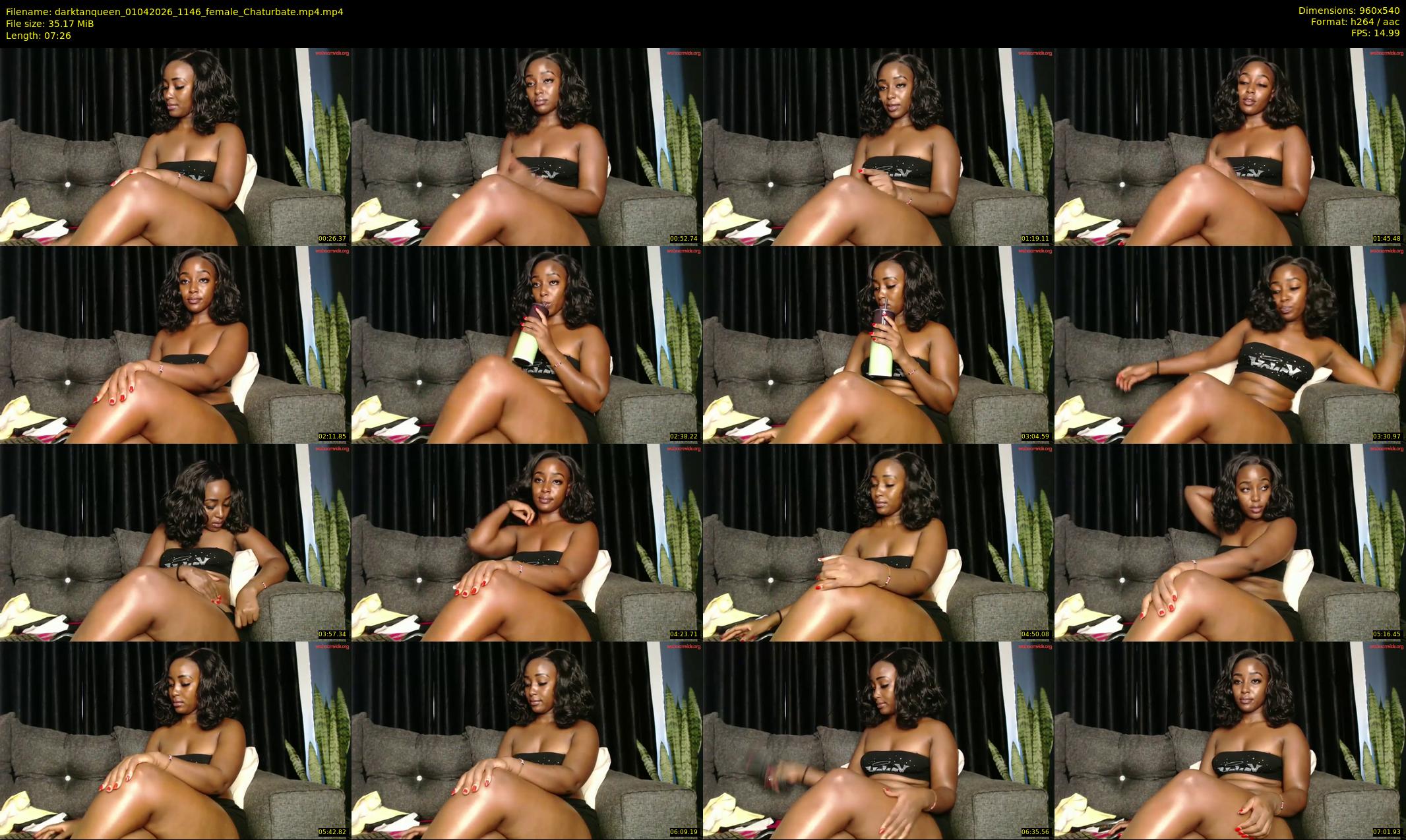 darktanqueen — 8 minute Chaturbate female cam show recording, 480p, Apr 1, 2026