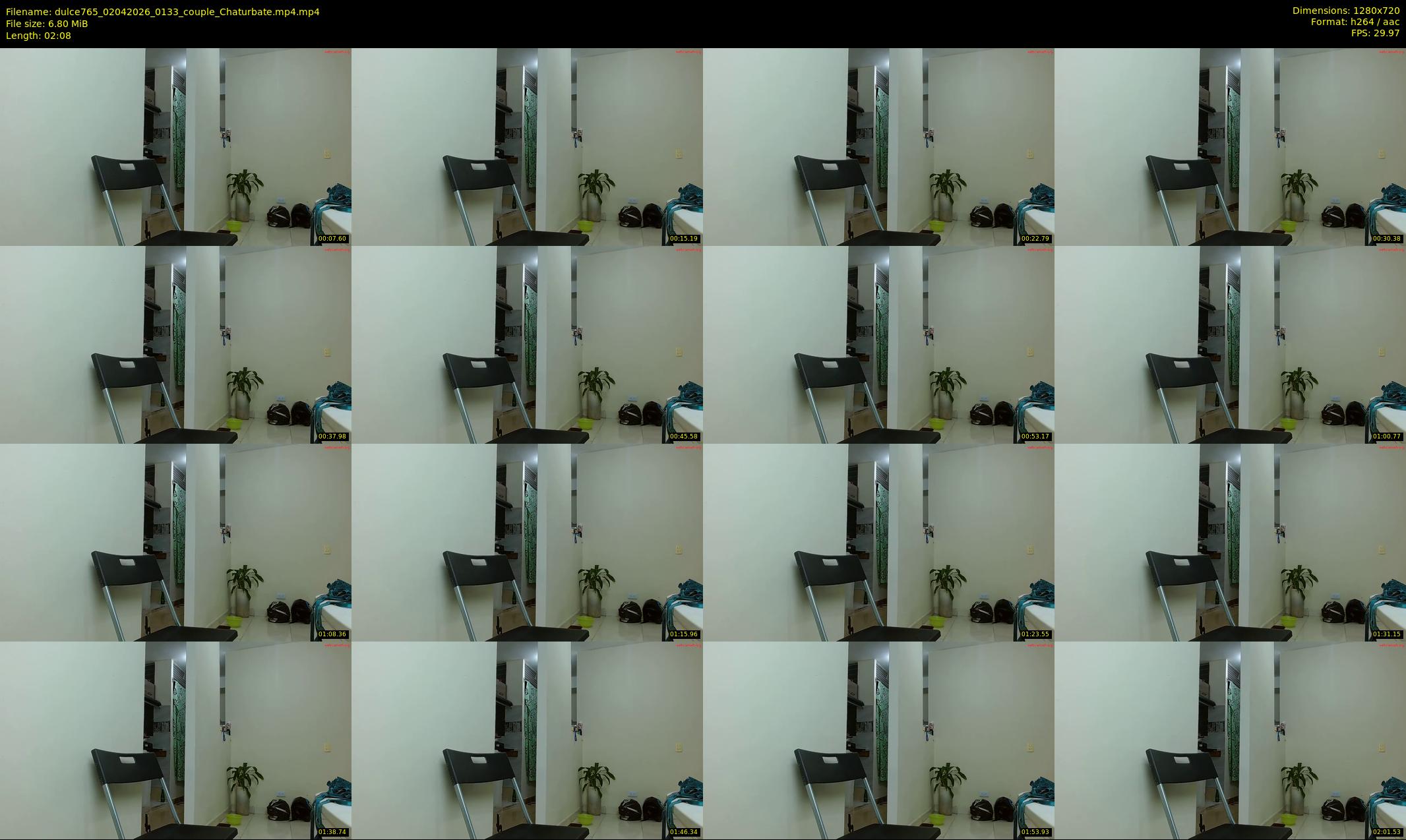 dulce765 — 3 minute Chaturbate couple cam show recording, 720p, Apr 2, 2026
