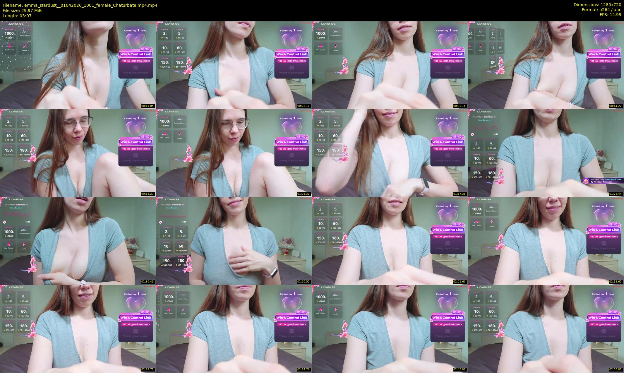 emma_stardust_ — 4 minute Chaturbate female cam show recording, 720p, Apr 1, 2026